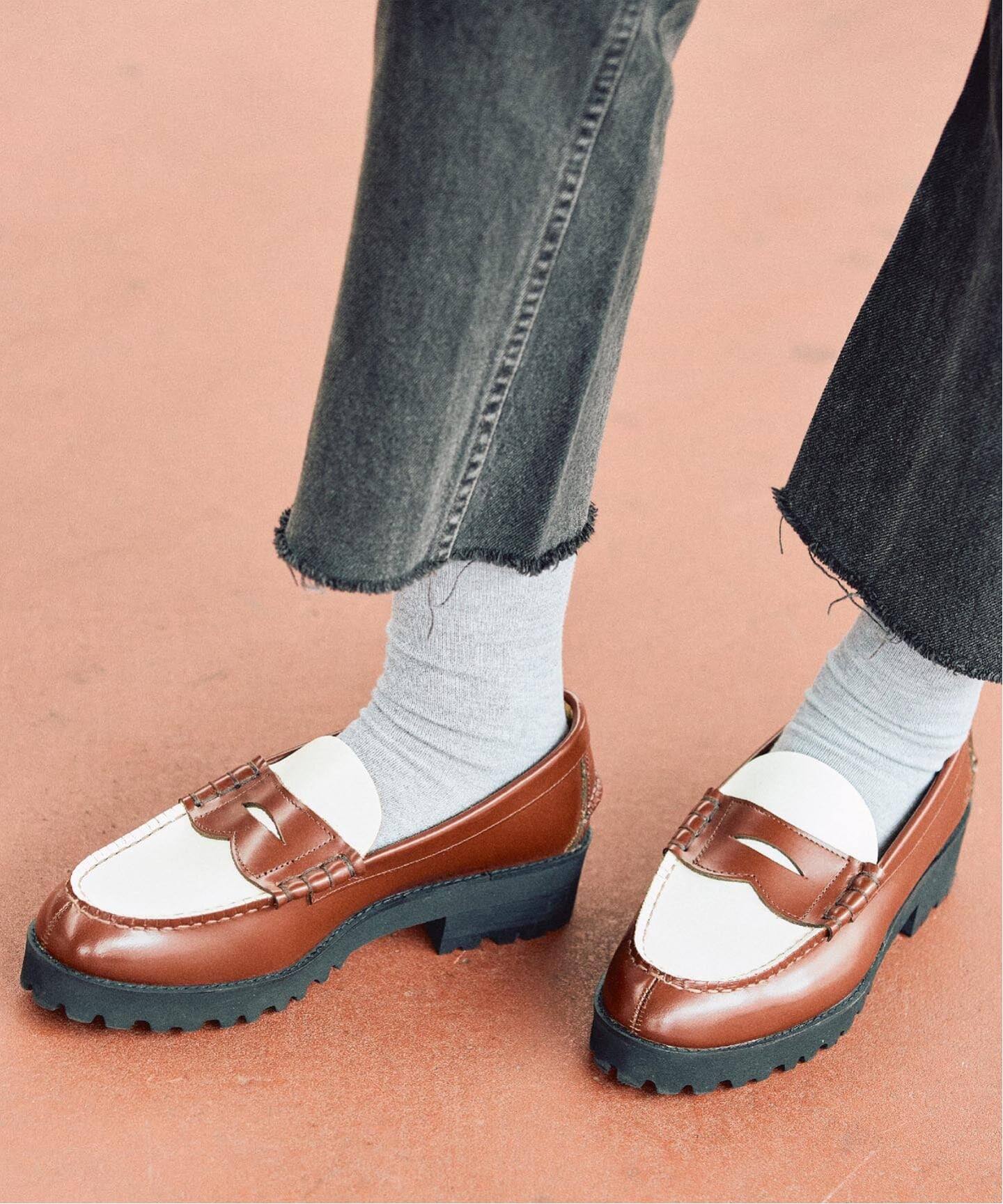 The Kenford Fineshoes TANK SOLE LOAFERS / DARK BROWN W（ローファー 