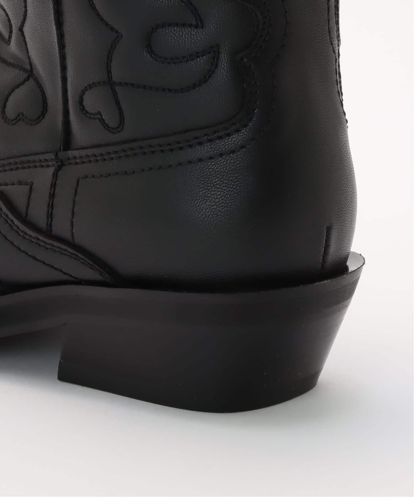 値下げ中】Ganni ガニー ウエスタンブーツ38 24cm ブラック GANNI