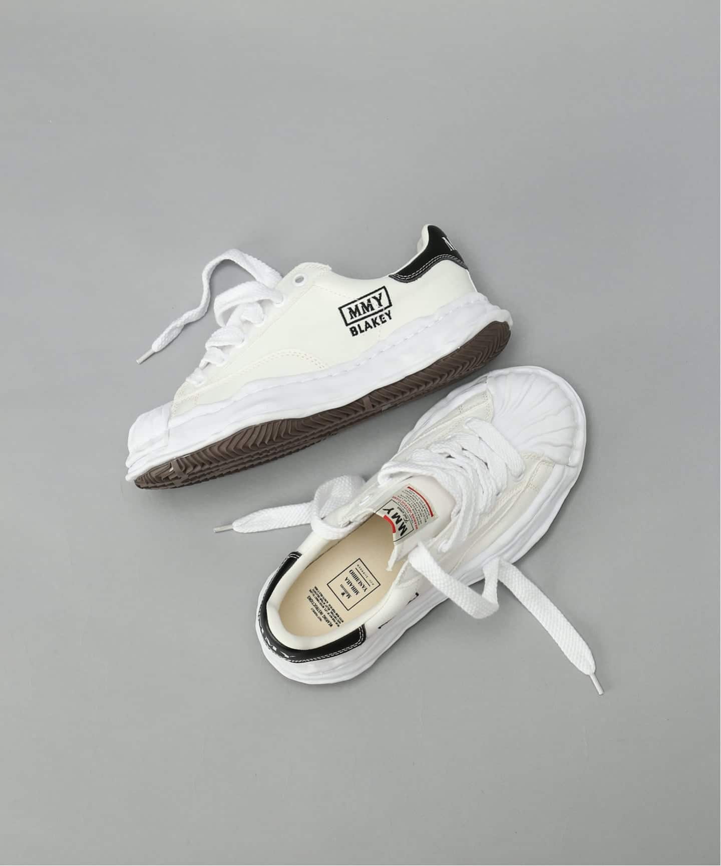 【新品未使用】ミハラヤスヒロ　BLAKEY ホワイトスニーカー　43 Maison MIHARA YASUHIRO ONLINE STORE（メゾンミハラヤスヒロ