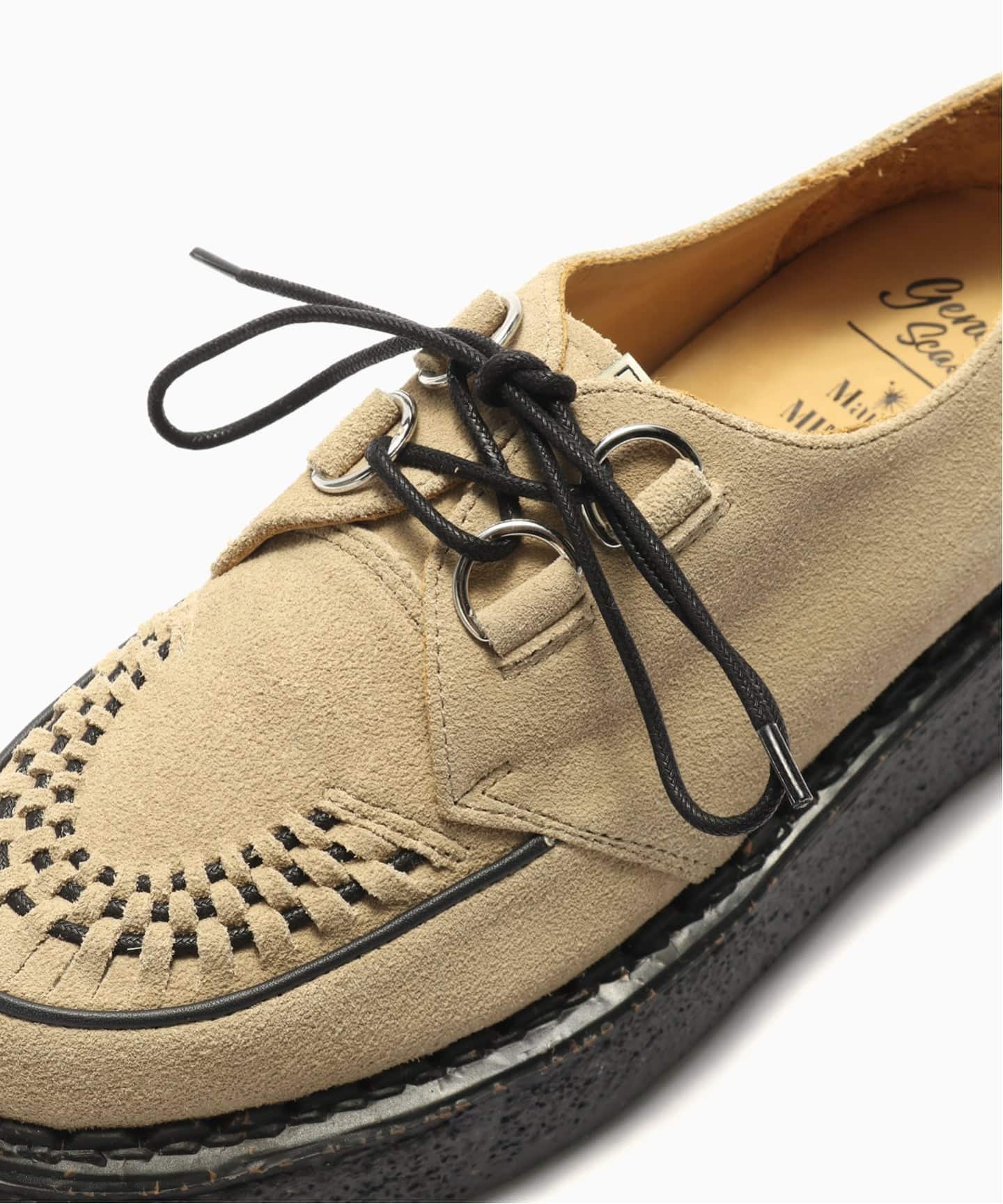 ♂新品・レザーシューズ【MAISON MIHARA YASUHIRO】ベージュ ♂新品・レザーシューズ♂【MAISON MIHARA YASUHIRO】ベージュ