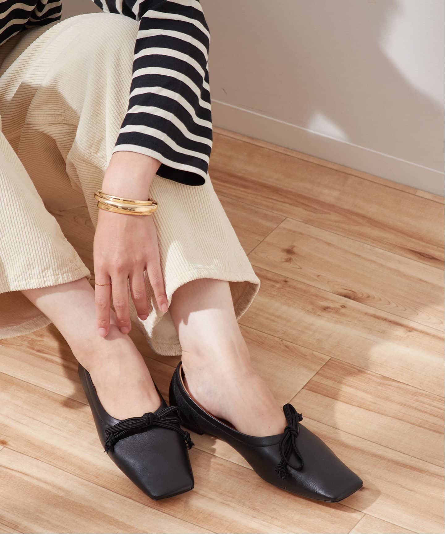 予約》【PIPPICHIC/ピッピシック】AMBER BALLET LEATHER：バレエ