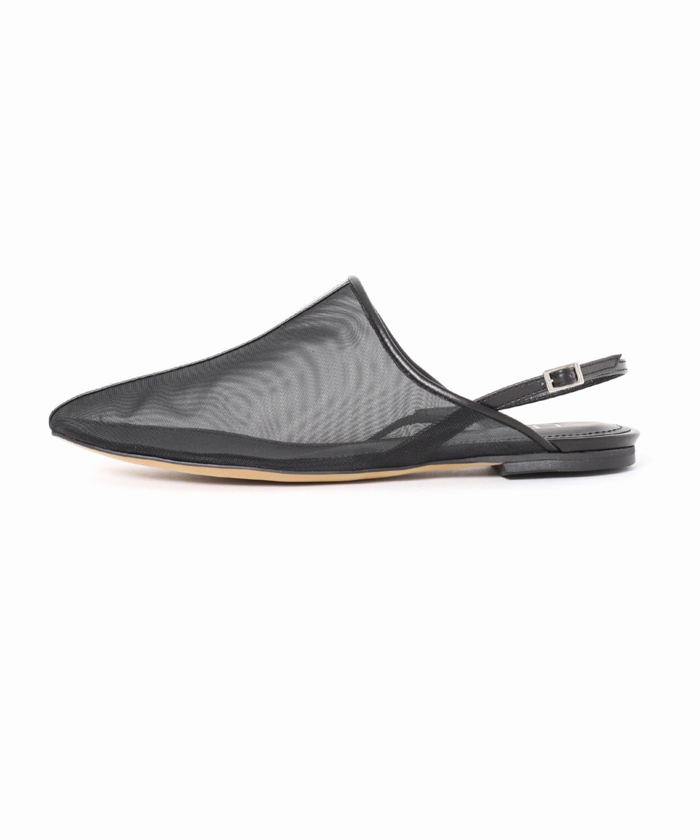 HEWN/ヒューン】Round tulle sling back：パンプス（パンプス