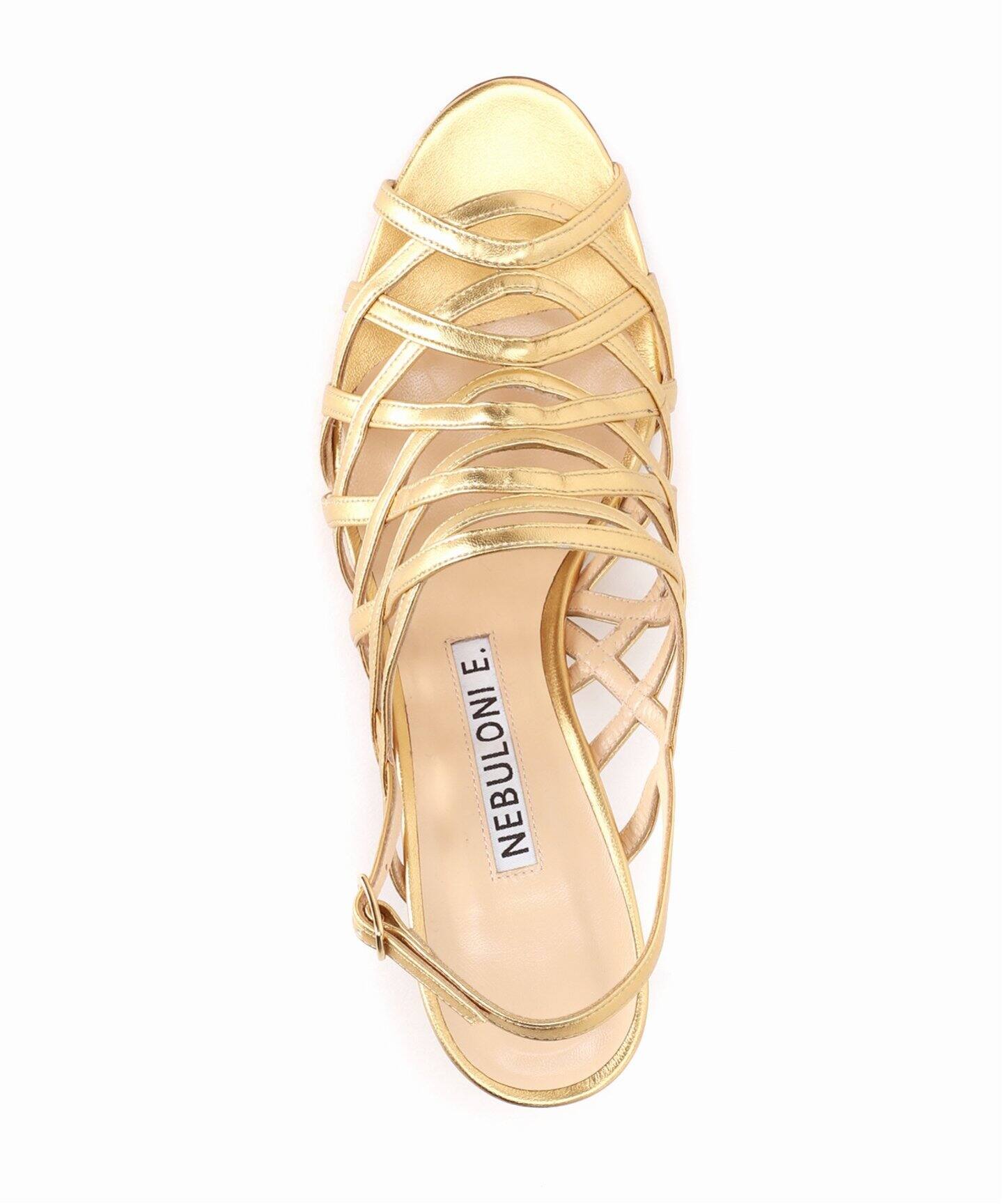 NEBULONI E. /ネブローニ】ラウンドメッシュ サンダル（サンダル  