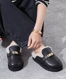 《予約》《WEB限定》【CAMINANDO/カミナンド】SHEARING BACKLE SANDALS：サンダル
