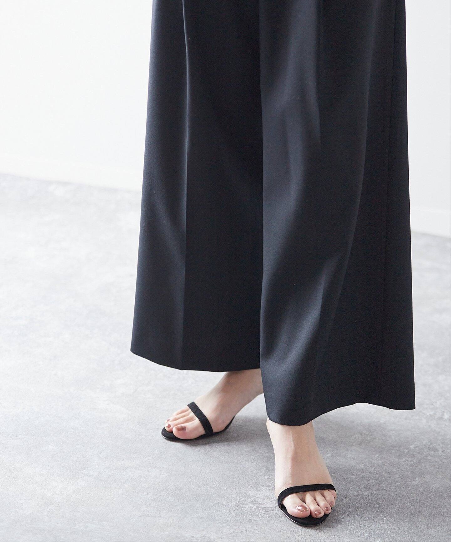 NEBULONI E. /ネブローニ】スエード1ストヒール：サンダル（サンダル  