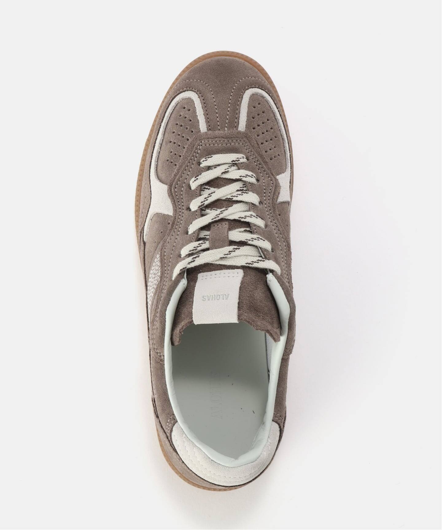 邦楽 LAREINE ALOHAS/アロハス】Tb.490 Rife Taupe Leather Sneaker