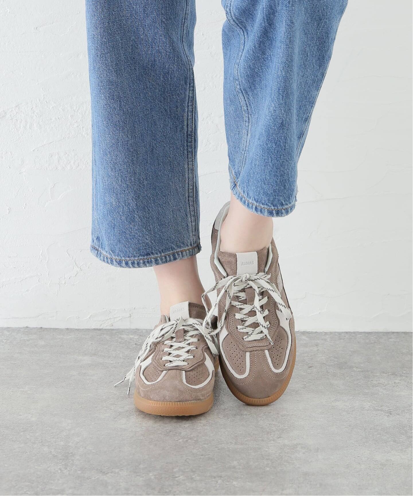 ALOHAS/アロハス】Tb.490 Rife Taupe Leather Sneaker