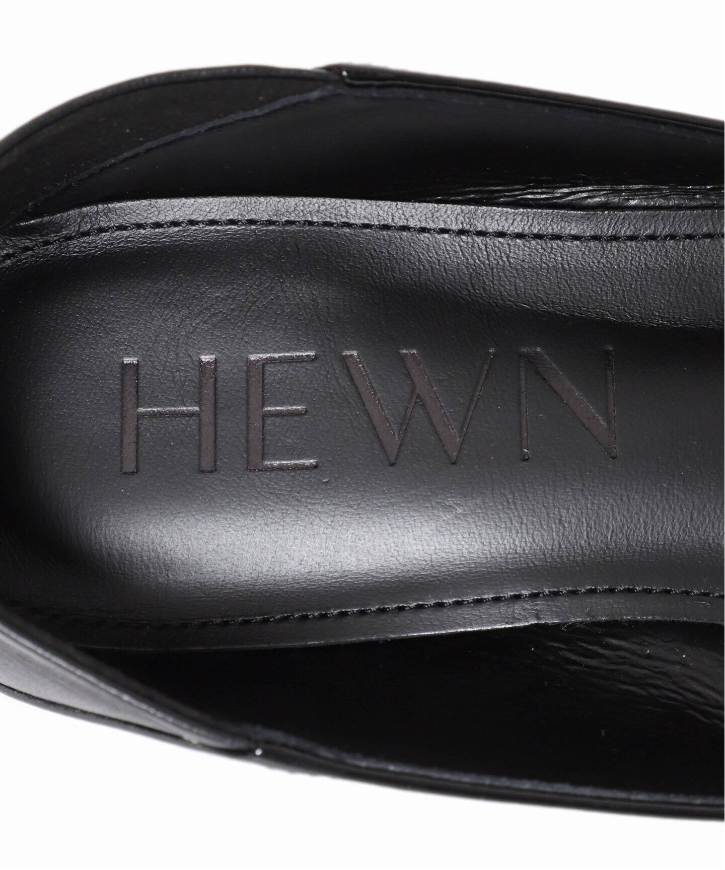 HEWN ヒューン ポインテッドメリージェーンフラット HEWN×eclat(ヒューン×エクラ)のポインテッドメリージェーン