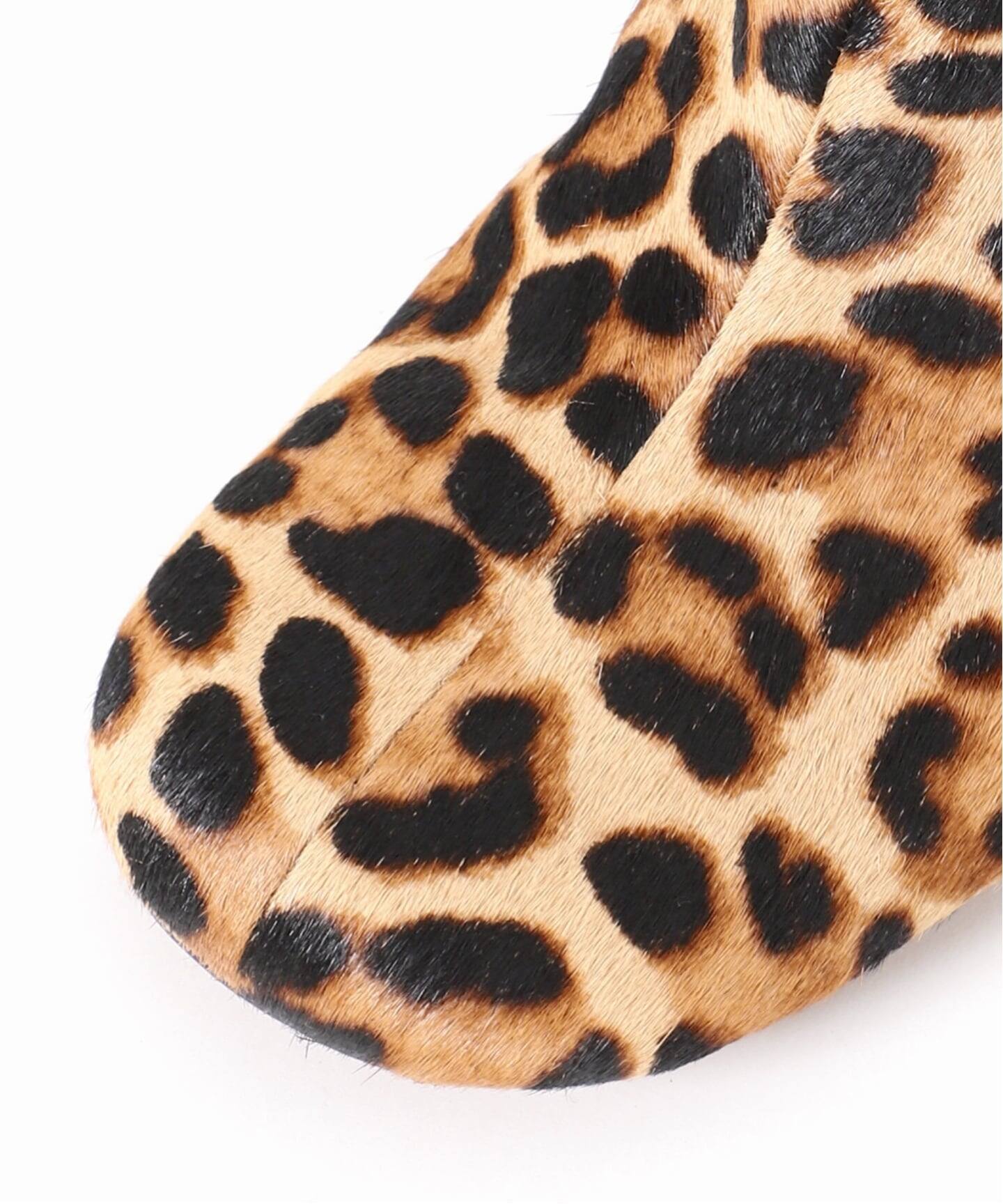 予約》【HEWN/ヒューン】ROUND PRINT MULE：ミュール（パンプス