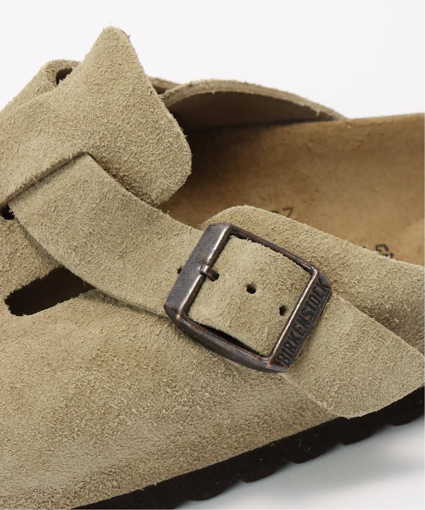 BIRKENSTOCK / ビルケンシュトック】 Boston Taupe Suede（スリッポン