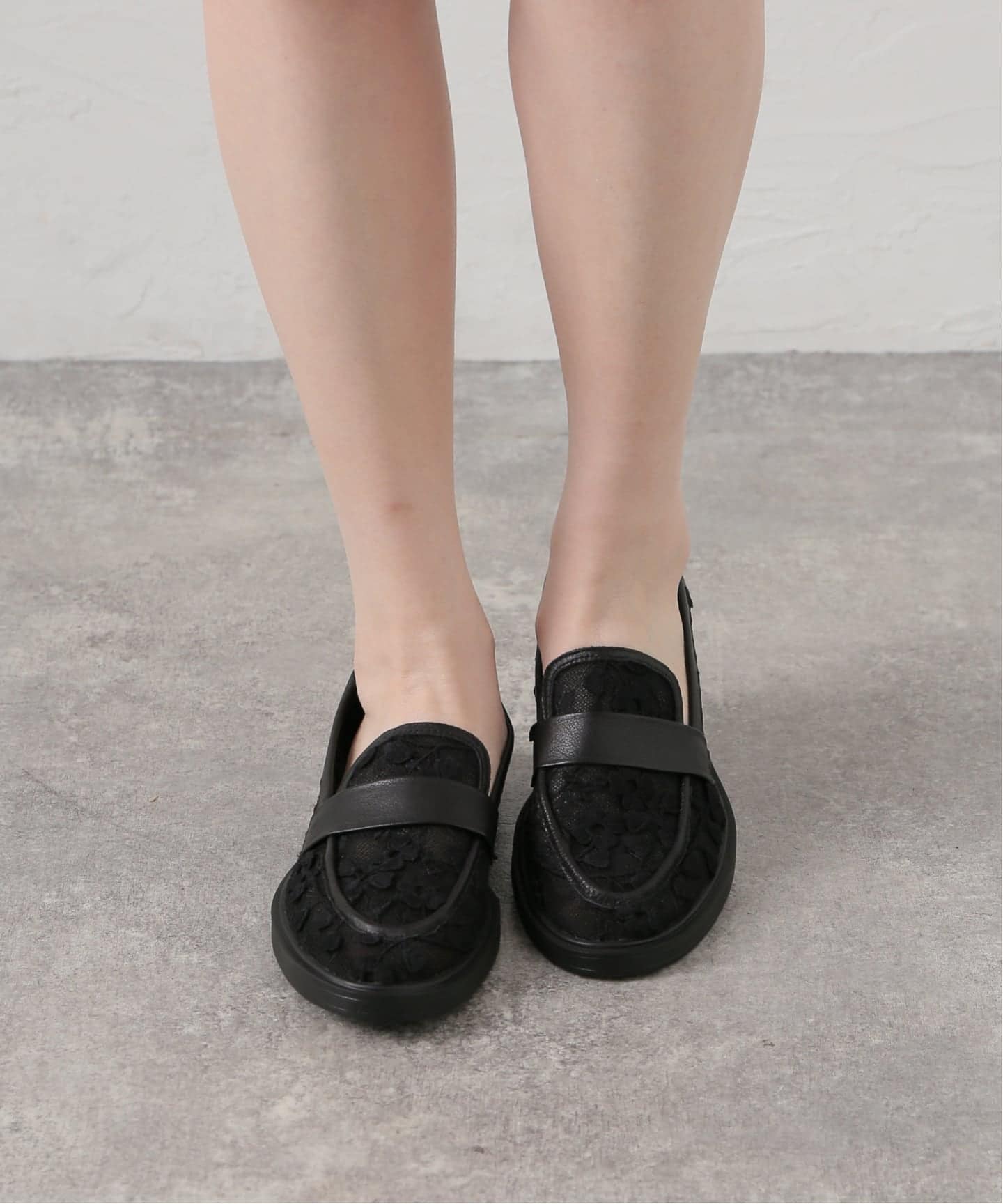 Mollini/モリーニ】FLORAL MESH LEATHER（ローファー）｜JOURNAL