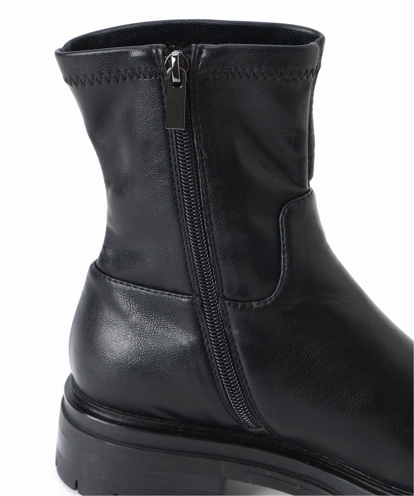 Mollini/モリーニ】 STRECH SMOOTH BOOTS（ブーティ・ショートブーツ