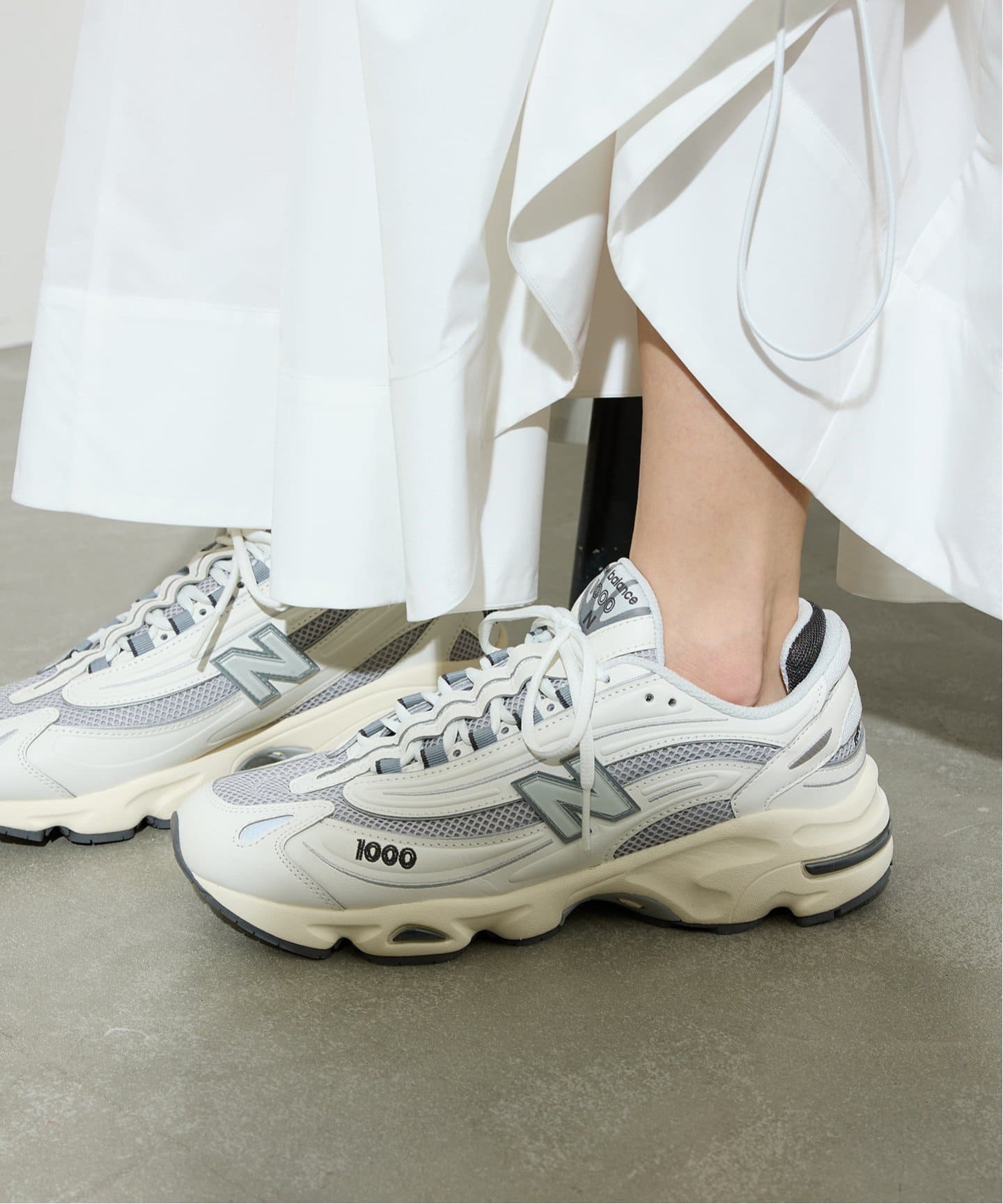 ニューバランスM1000MEW New Balance M1000MEW WHITE/GRAY（ニューバランス M1000MEW