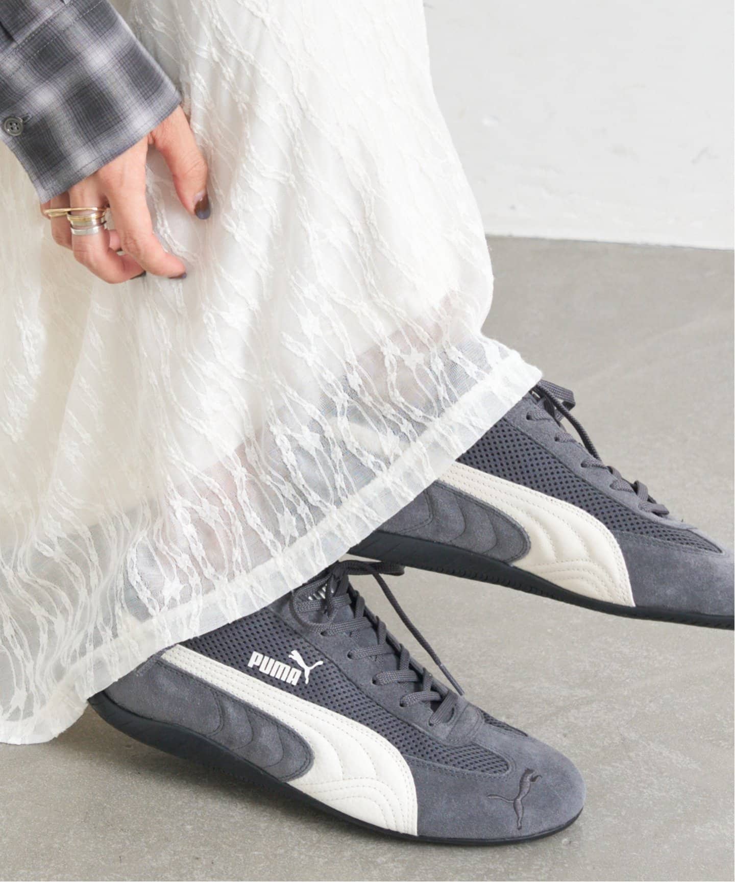 限定モデル【PUMA/プーマ】SPEEDCAT MESH JS Exclusive（スニーカー