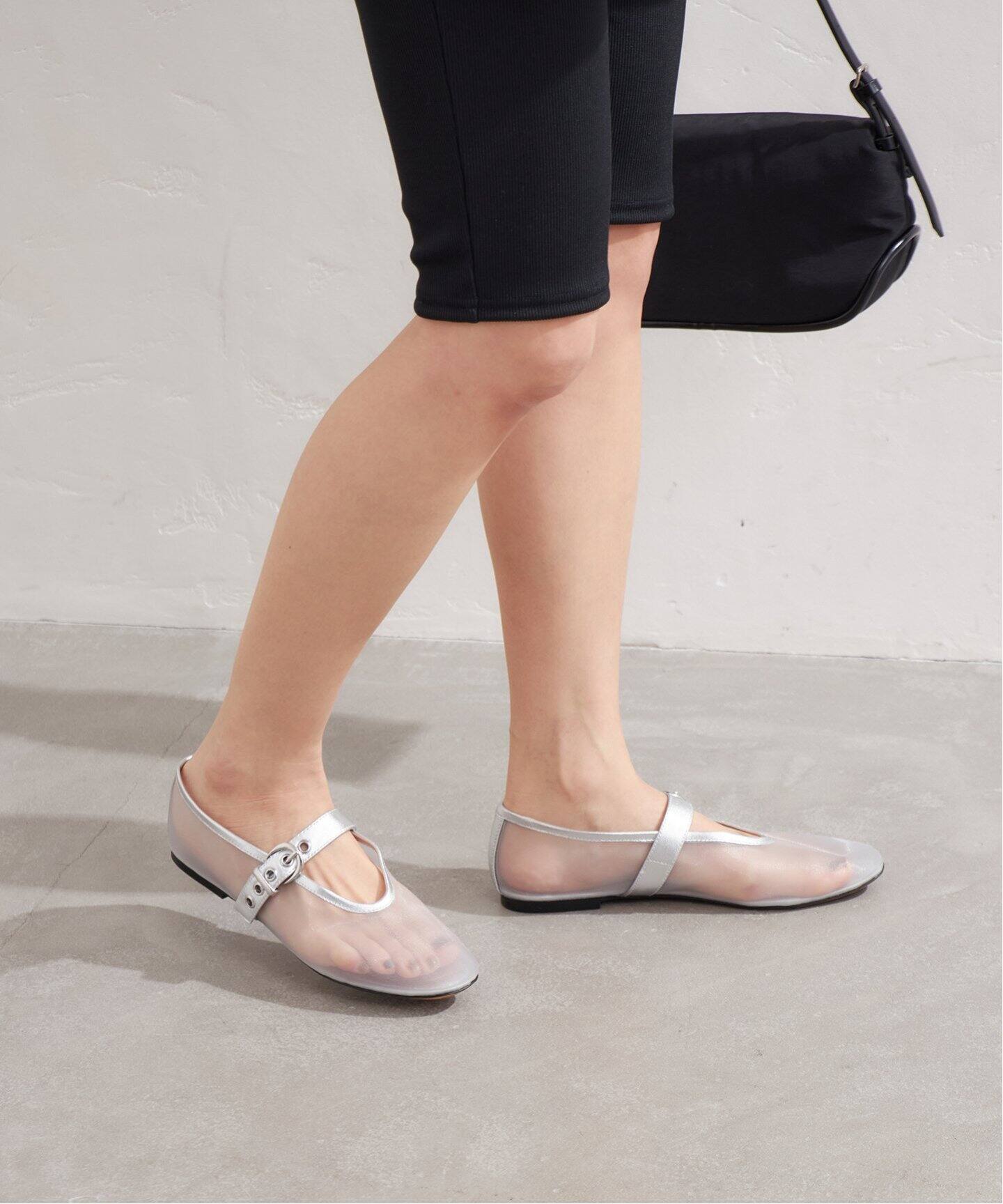 Mollini/モリーニ】 NUDE MESH PATENT（フラットシューズ）｜JOURNAL 