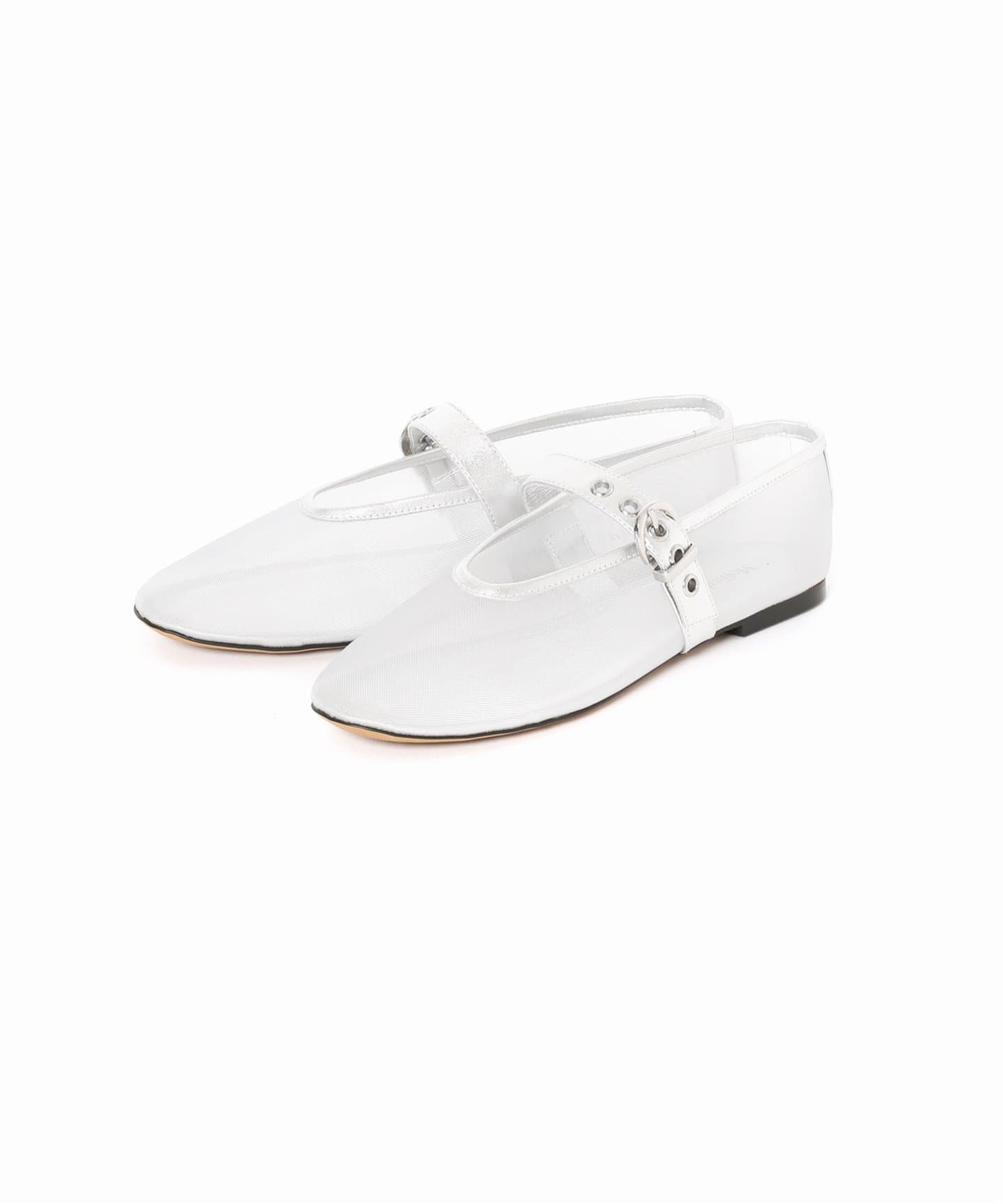 Mollini/モリーニ】 NUDE MESH PATENT（フラットシューズ