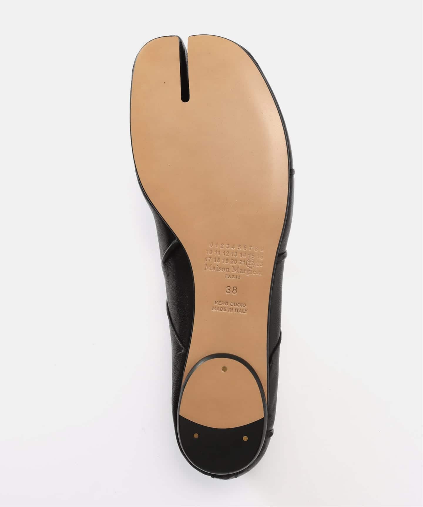 ジャーナルスタンダードTabi フラットシューズ ブラック JOURNAL STANDARD シューズ 「TABI/タビ」Ballerina Women
