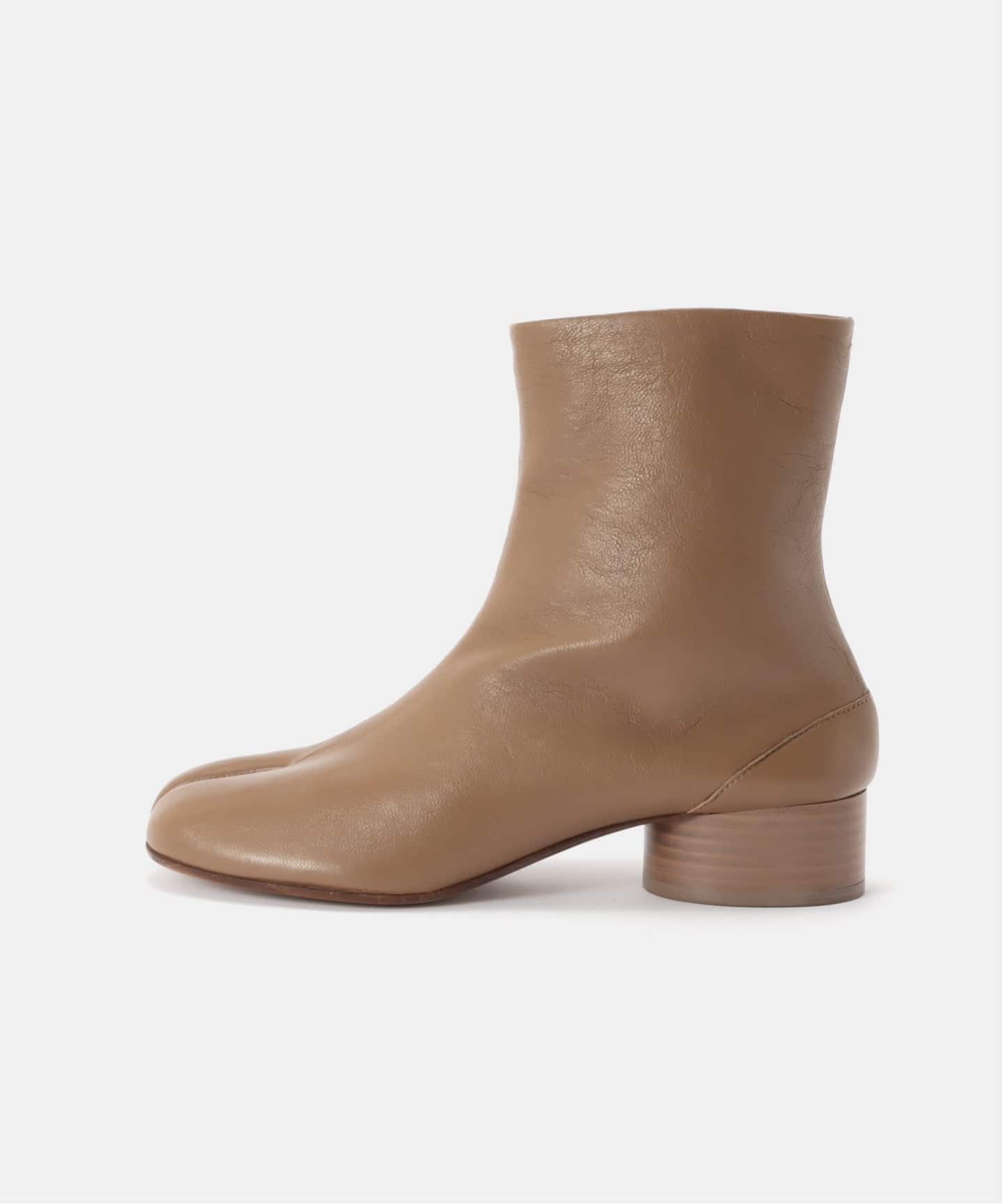 メゾンマルジェラタビブーツローベージュ36