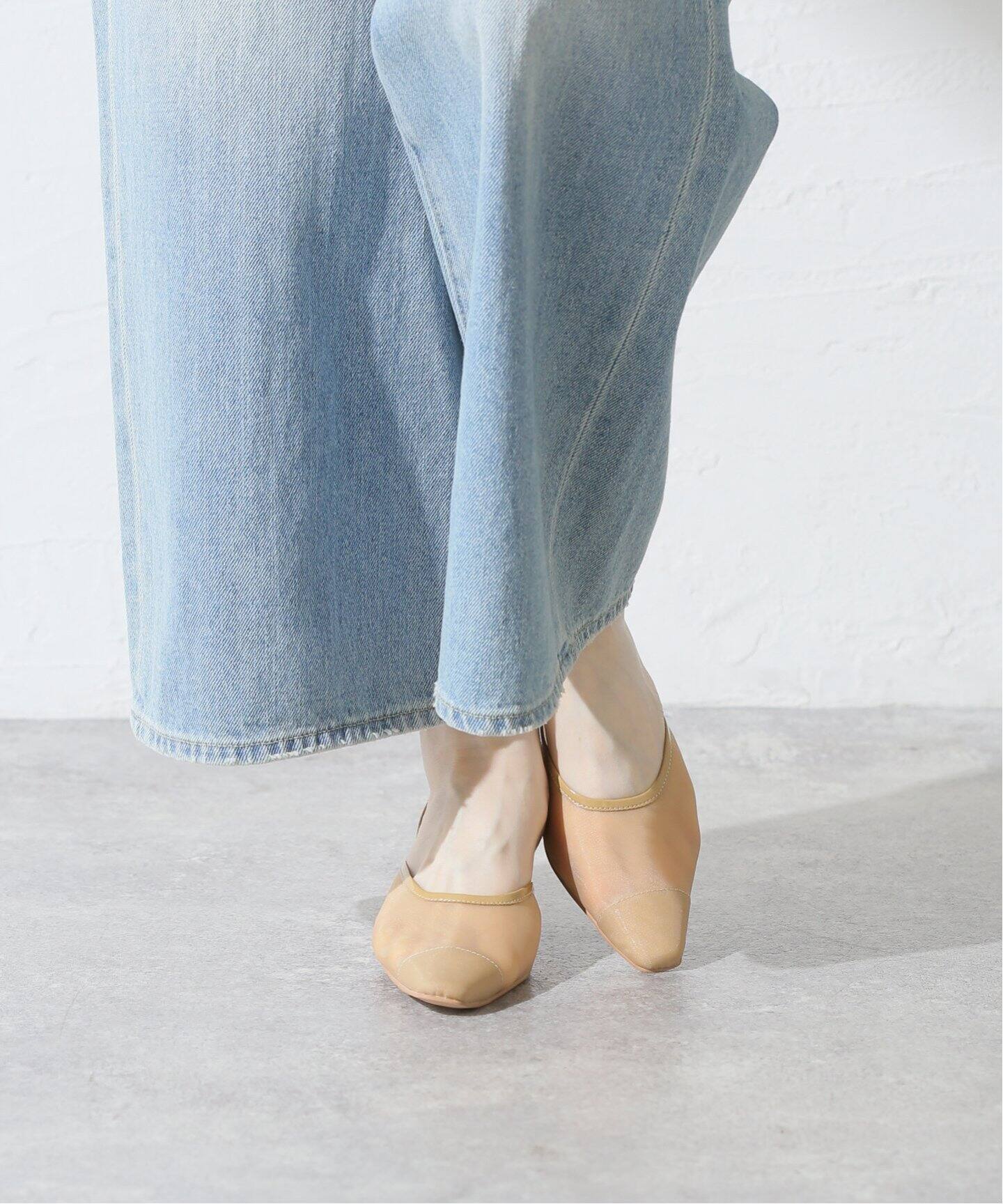 LE VERNIS ル・ベルニ Sheer mules シアーミュールサンダル LE VERNIS/ル・ベルニ】 Sheer mules 244-211306（サンダル