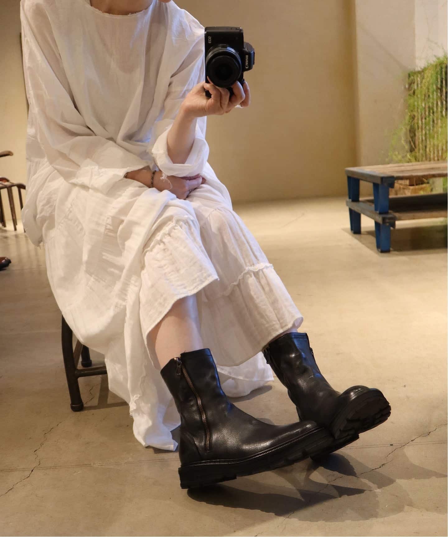 追加》【STURLINI】 BOTHS SIDE ZIP BOOTS（ブーティ・ショートブーツ