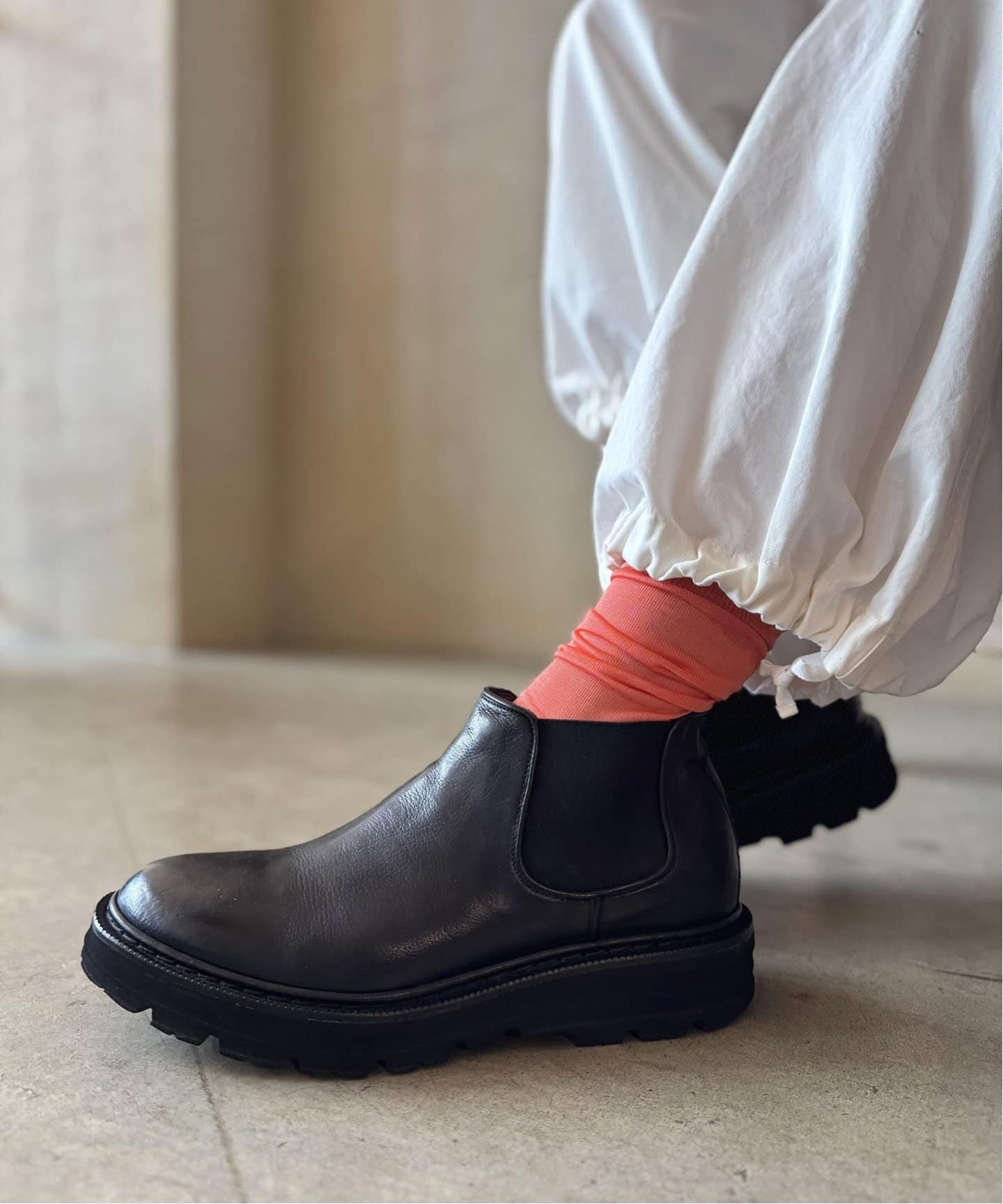 STURLINI / ストゥリーニ】 SIDE GORE BOOTS( SQUARE)（ブーティ