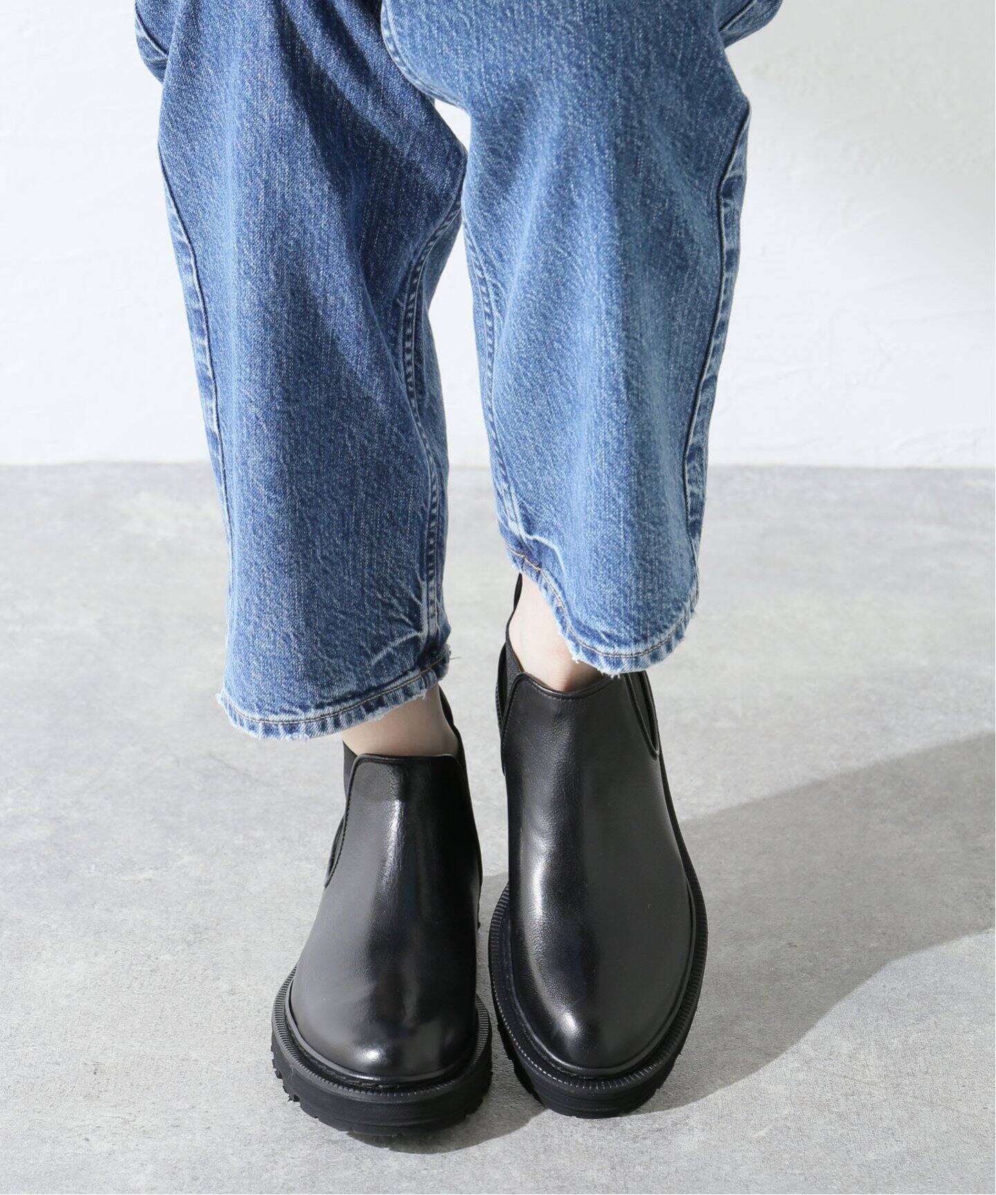 STURLINI】 SIDE GODRE SHORT BOOTS（ブーティ・ショートブーツ 