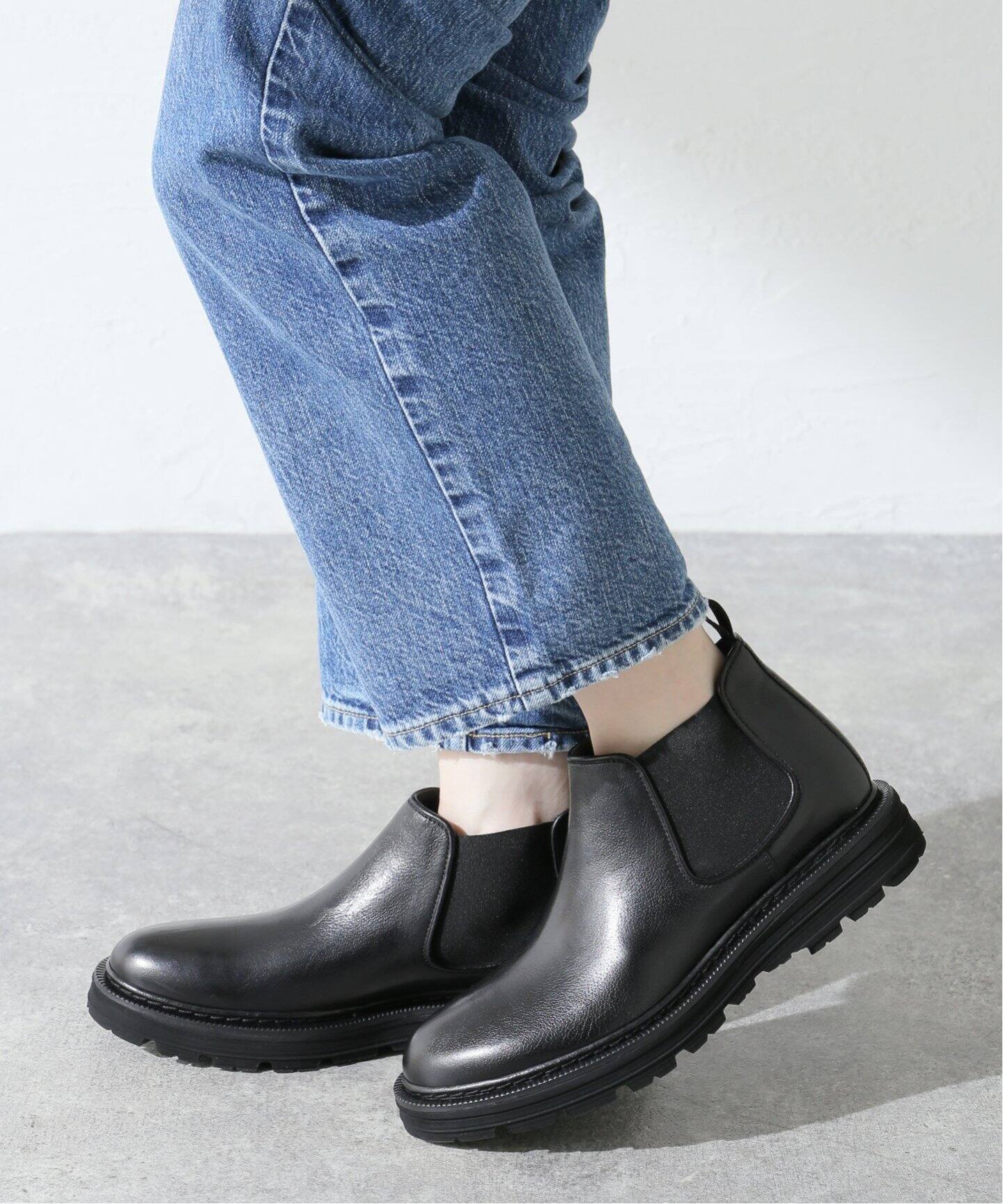STURLINI】 SIDE GODRE SHORT BOOTS（ブーティ・ショートブーツ 