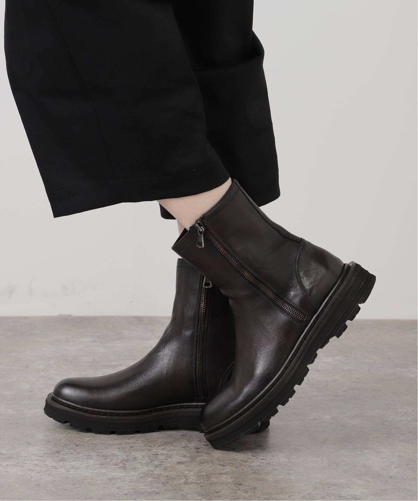 STURLINI】 BOTHS SIDE ZIP BOOTS（ブーティ・ショートブーツ
