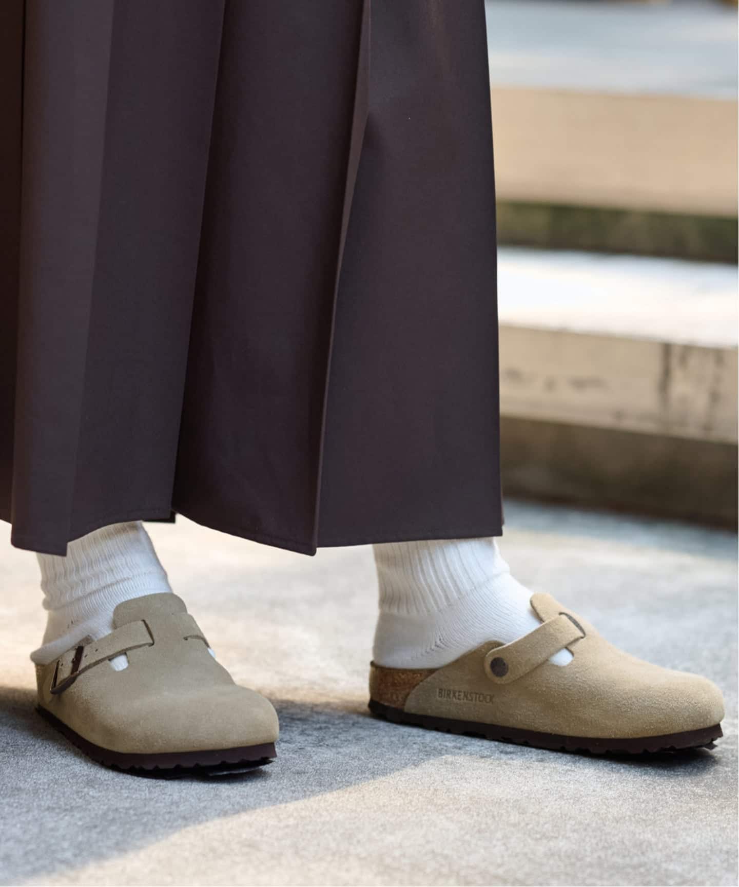 追加》【BIRKENSTOCK/ビルケンシュトック】BOSTON TAUPE SUEDE