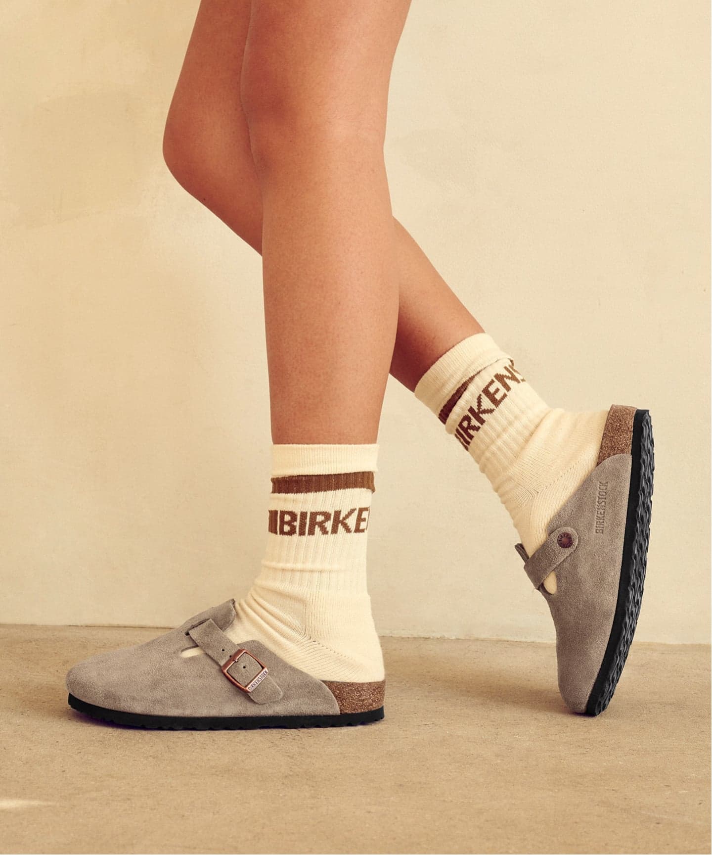 追加》【BIRKENSTOCK/ビルケンシュトック】BOSTON TAUPE SUEDE