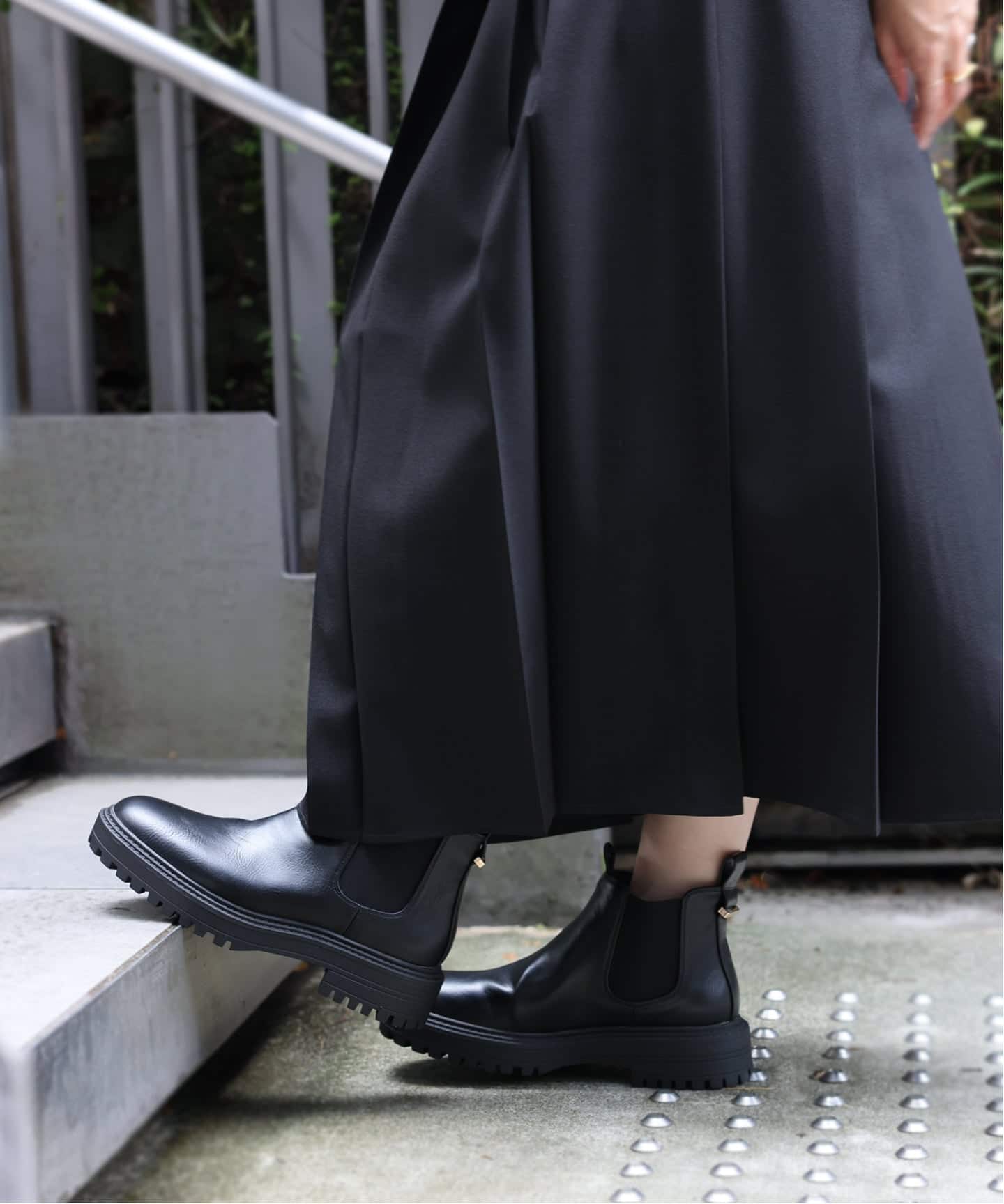 本革　サイドゴアブーツ　JOURNAL STANDARD　relume RELUME サイドゴアブーツ（ブーティ・ショートブーツ）｜JOURNAL