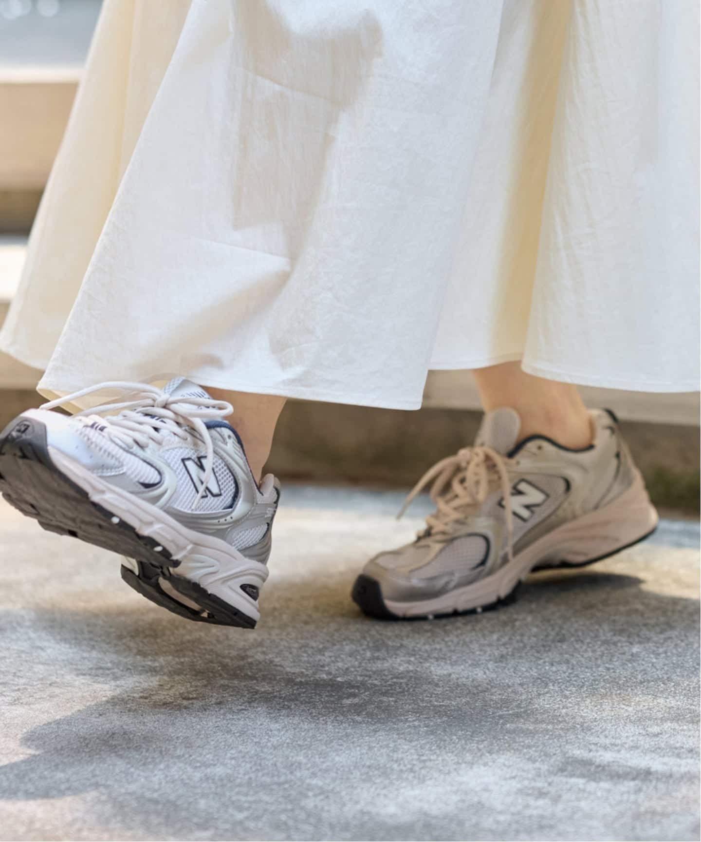 New Balance ニューバランス 530 EMA スニーカー 白 23cm ☆New Balance☆MR 530 EMA☆ホワイト/シルバー☆ (New Balance