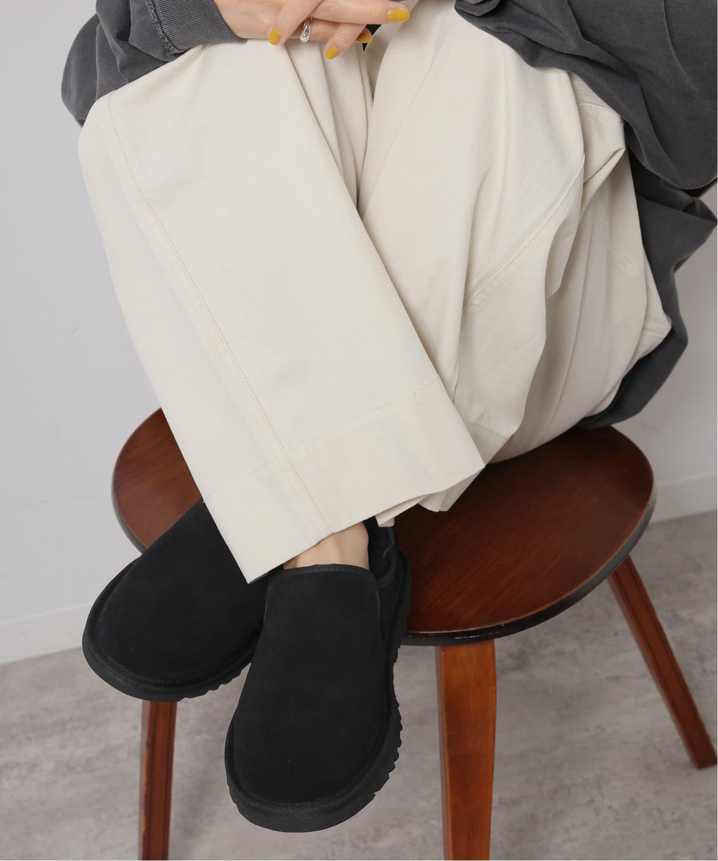 追加》【UGG/アグ】M KENTON：ボアシューズ 3010 BLACK/CHESTNUT