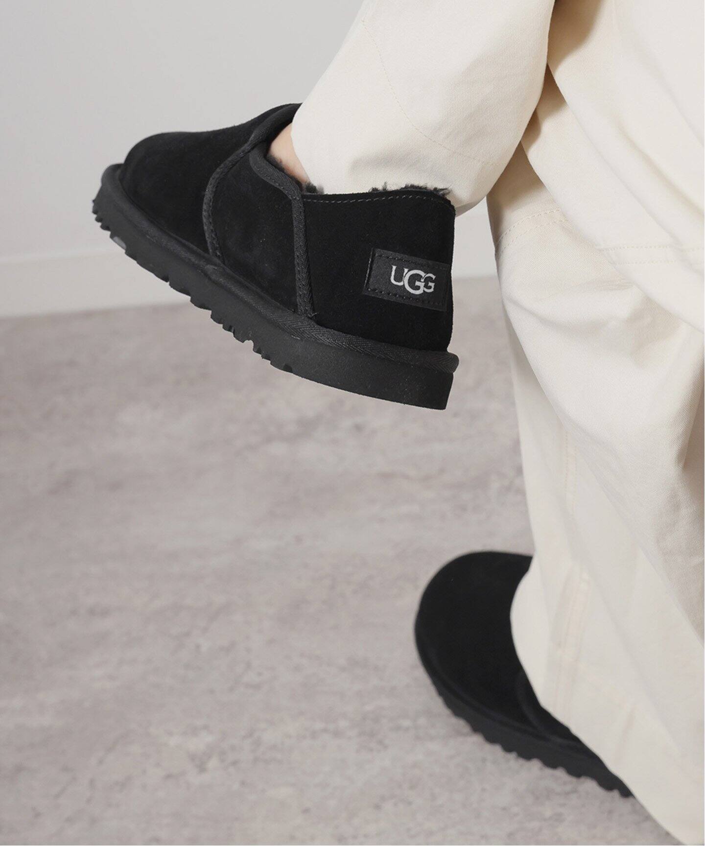 追加》【UGG/アグ】M KENTON：ボアシューズ 3010 BLACK/CHESTNUT
