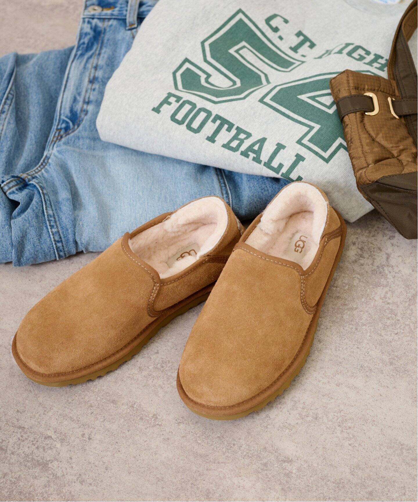 追加》【UGG/アグ】M KENTON：ボアシューズ 3010 BLACK/CHESTNUT