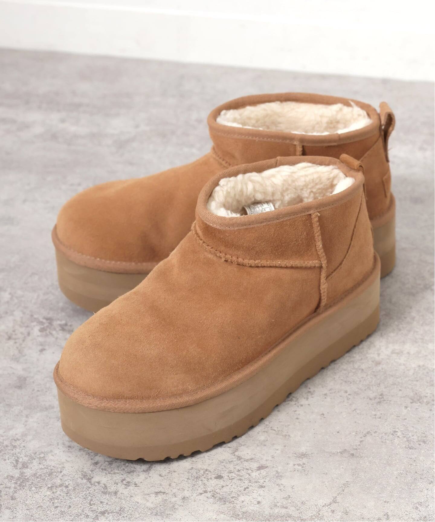 追加》【UGG/アグ】CLASSIC ULTRA MINI PLATFORM：1135092（その他