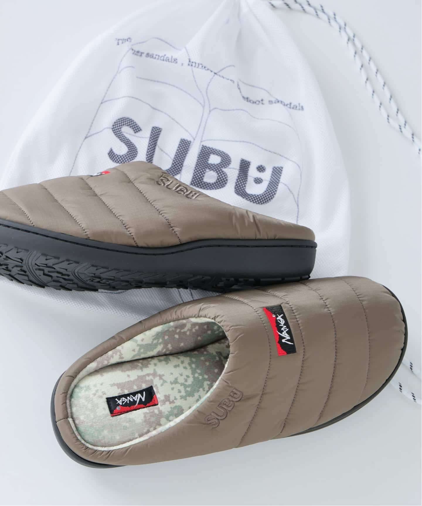 SUBU / スブ × NANGA / ナンガ AURORA-TEX WINTER SANDAL NA2443-3E105