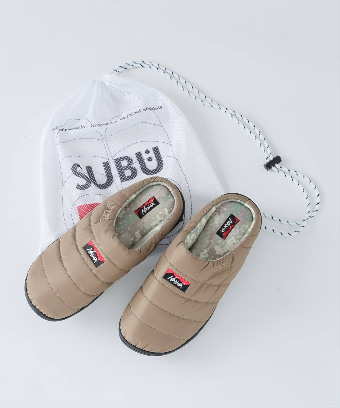 SUBU / スブ × NANGA / ナンガ AURORA-TEX WINTER SANDAL NA2443-3E105 SUBU / スブ × NANGA / ナンガ AURORA-TEX WINTER SANDAL NA2443-3E105