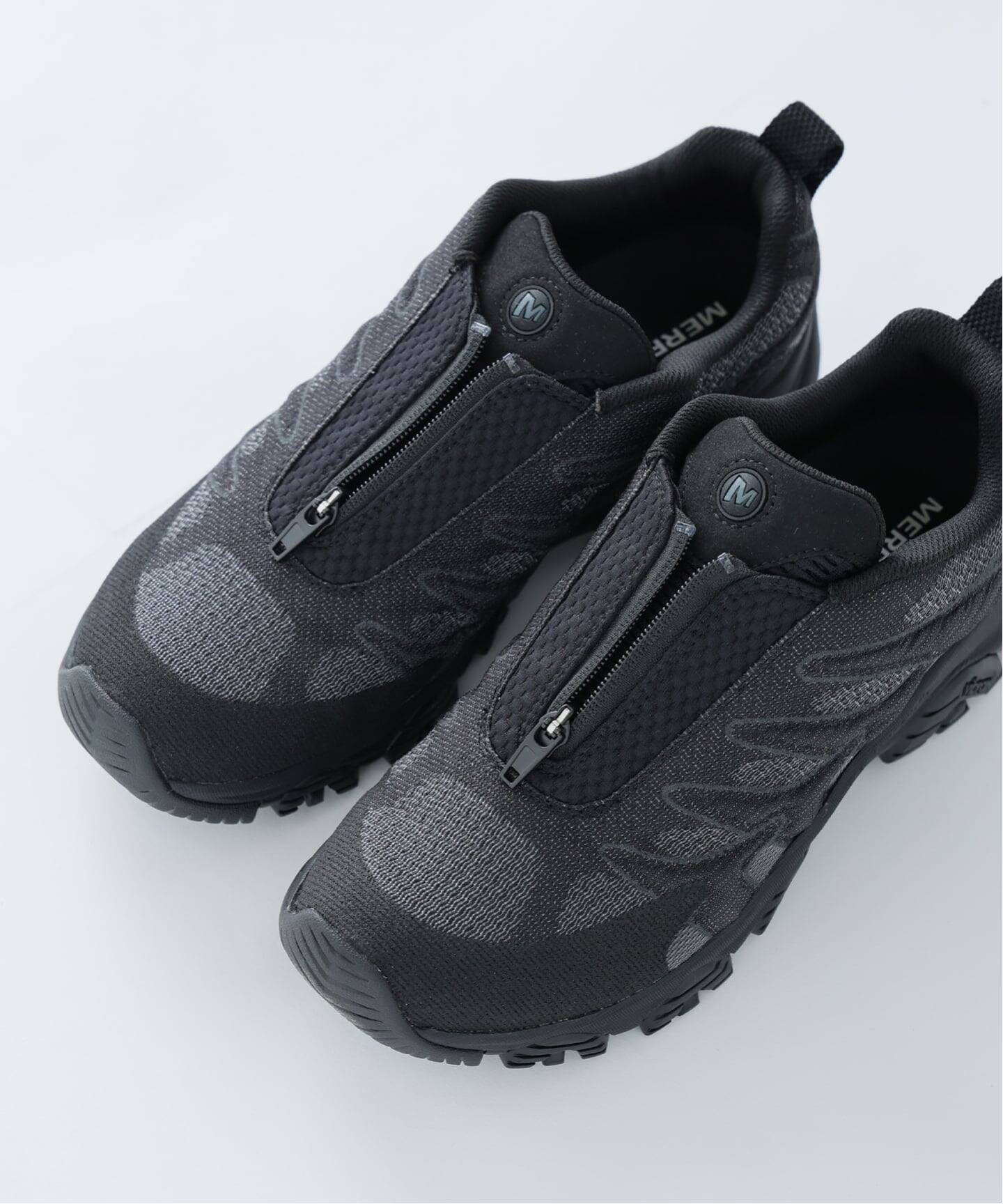 メレル ブラック フリース フード ジップアップ 100 0204 MERRELL 