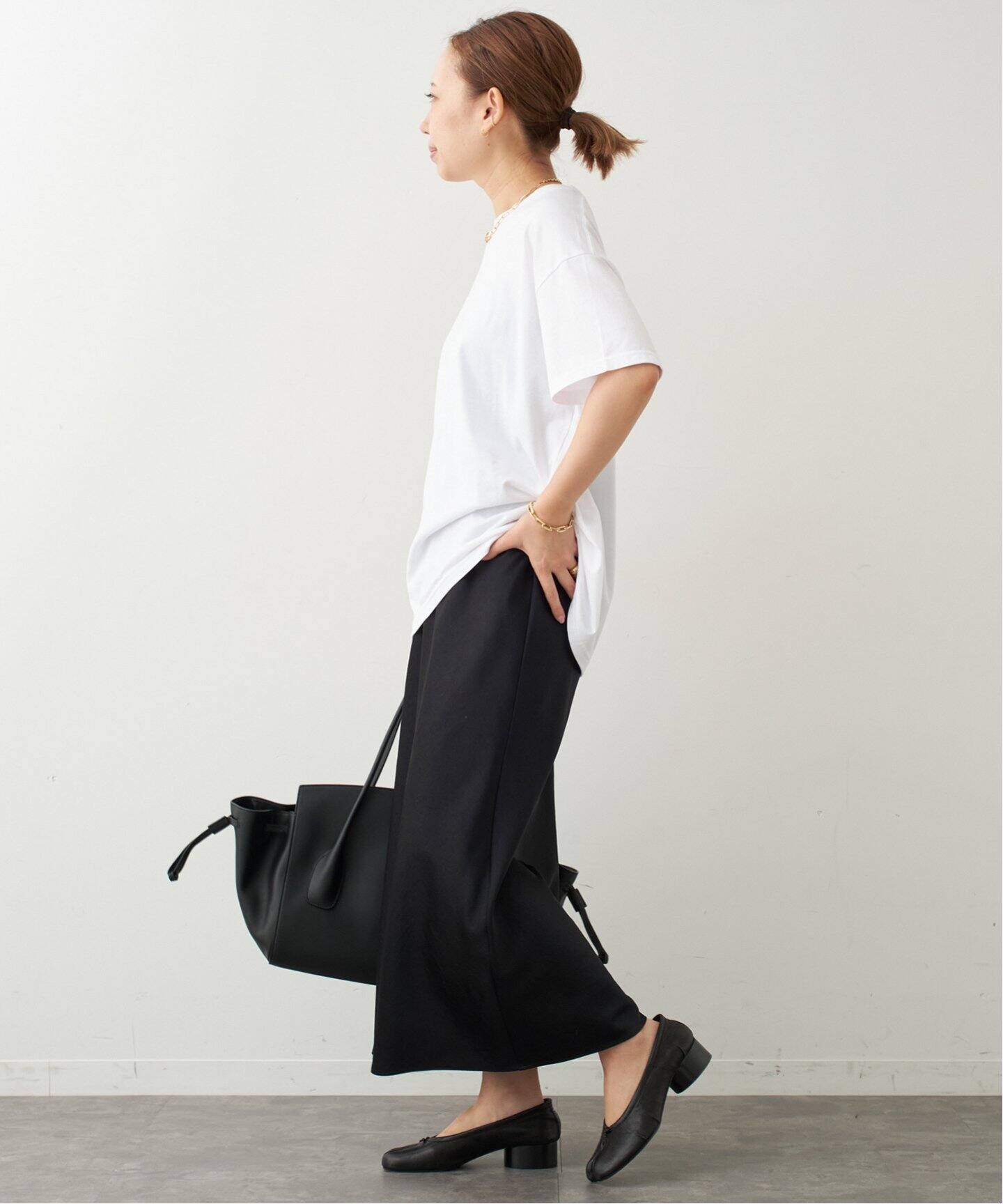 直営店☆MaisonMargiela☆ TABI BALLERINA フラットパンプス H30 Maison Margiela Tabi Ballerina H30 in Black Curated at Jake