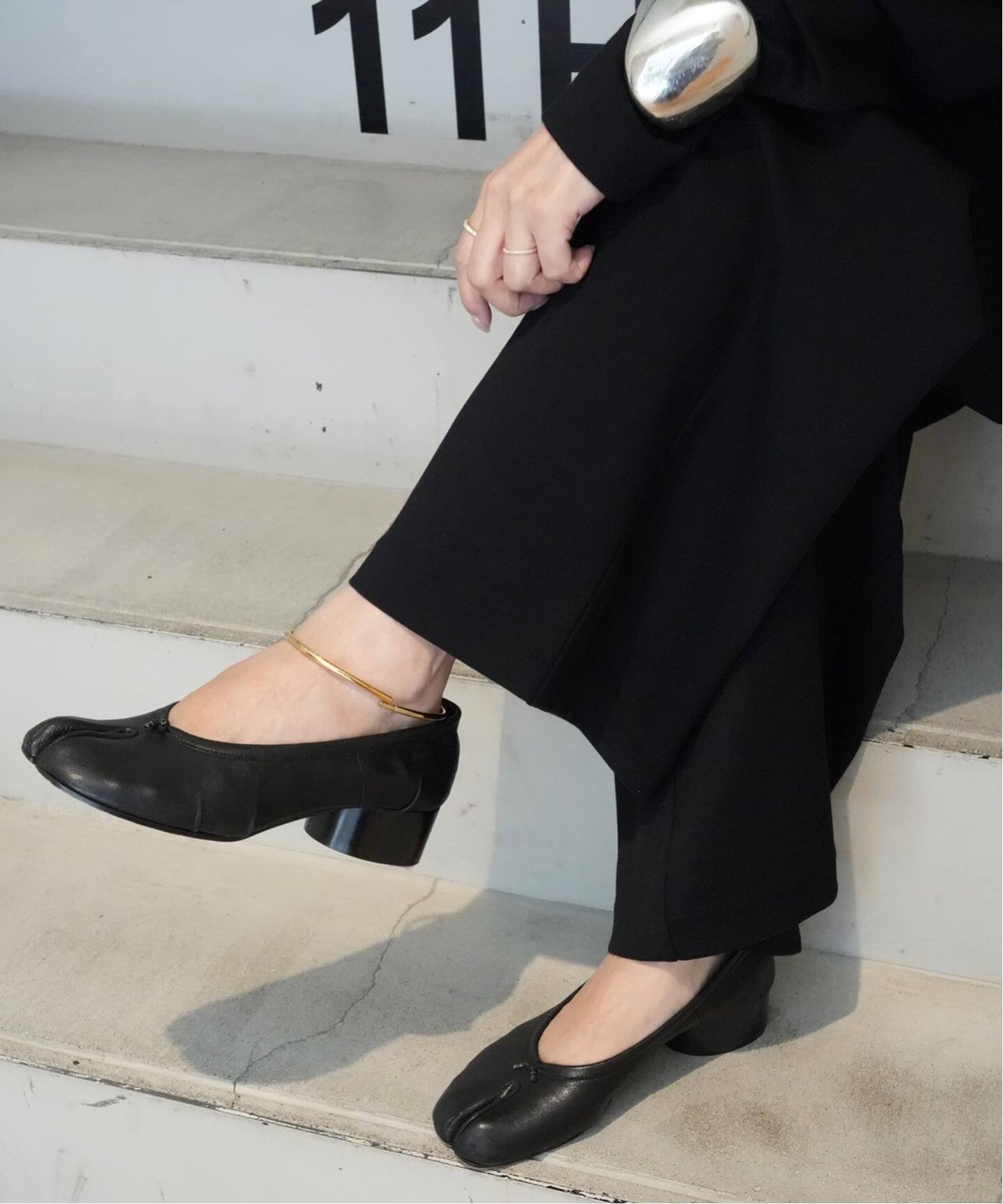 Maison Margiela】足袋バレエシューズ ブラック 38 MAISON MARGIELA 