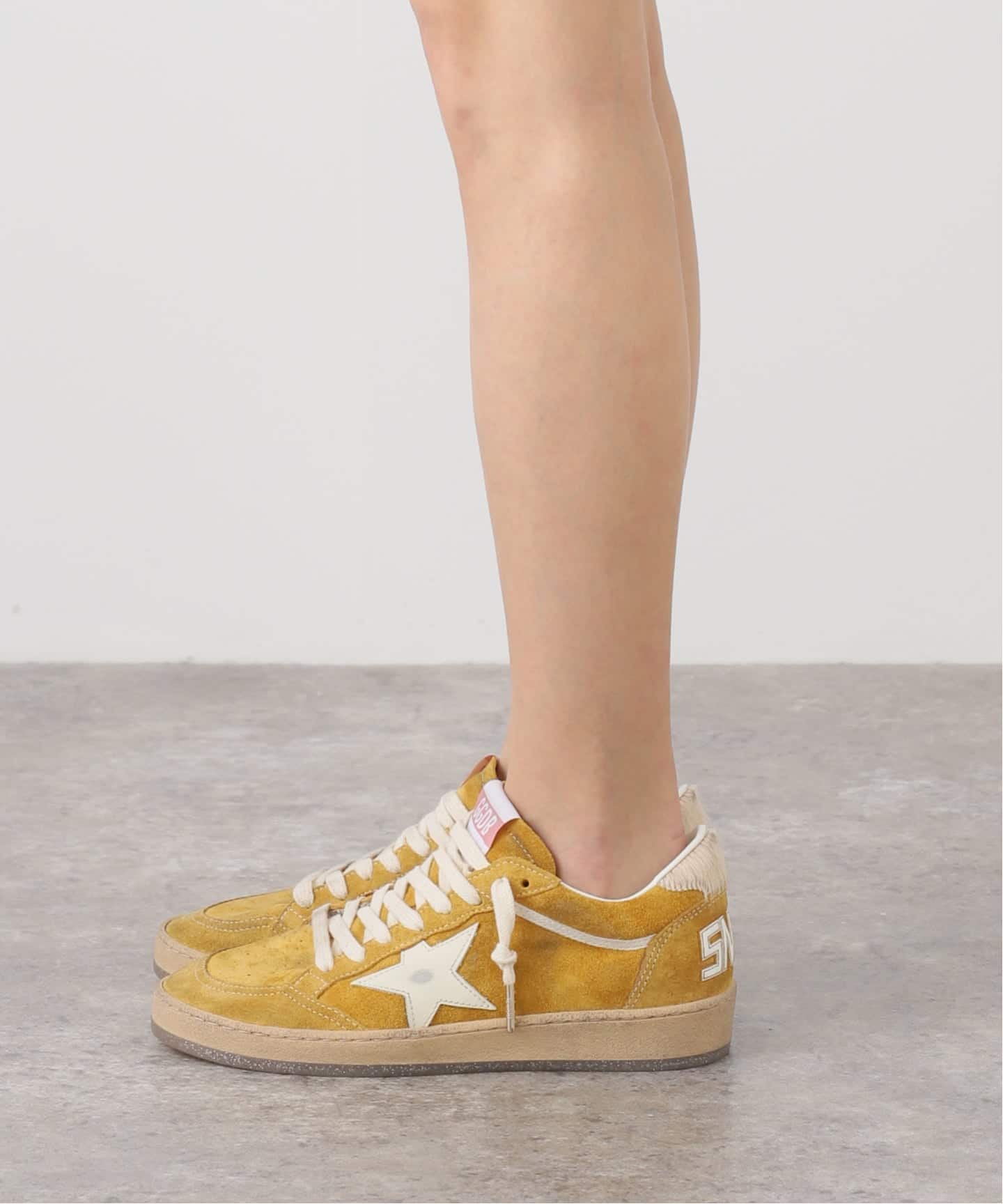 ドゥーズィエムクラス　ゴールデングース　スニーカー　ブラックxゴールド GOLDEN GOOSE/ゴールデングース】BALLSTAR SUEDE（スニーカー