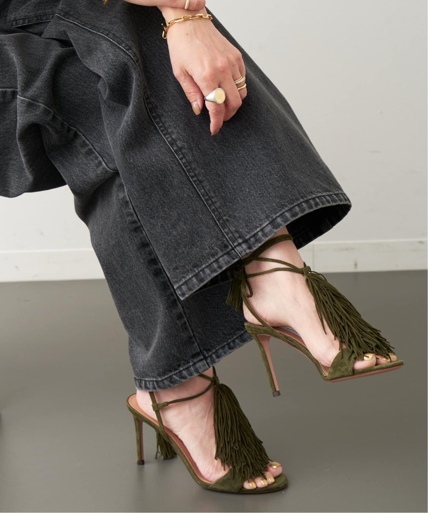AQUAZZURA/アクアズーラ】GYTANE SANDAL 85（サンダル