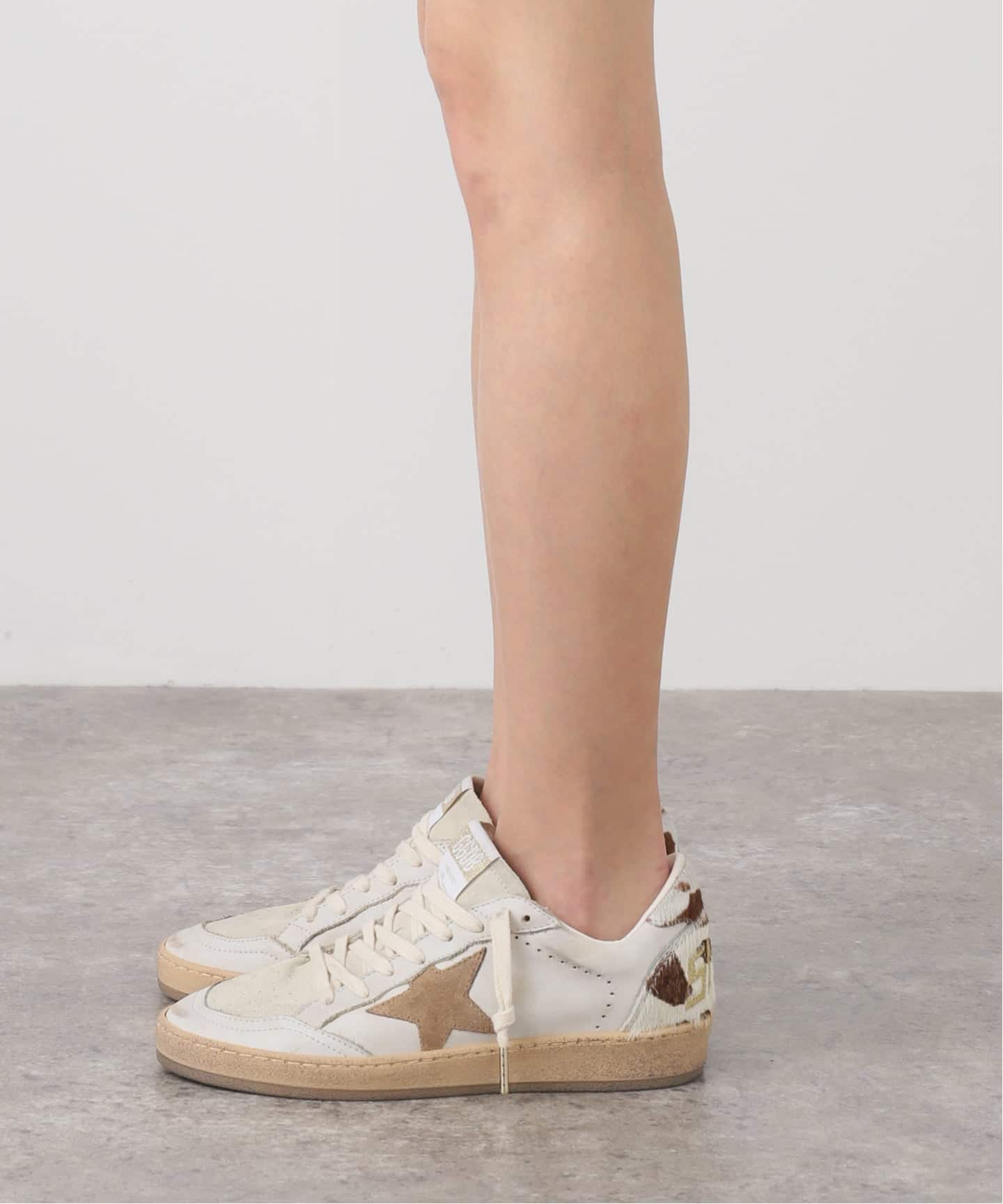 ゴールデングース　Superstar スニーカー　ドゥーズィエムクラス GOLDEN GOOSE/ゴールデングース】 BALLSTAR COW PRINTED（スニーカー