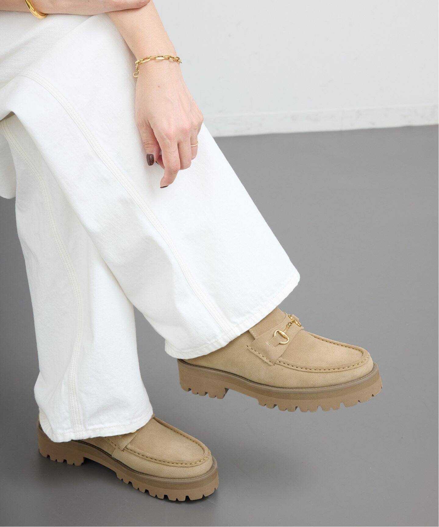CAMINANDO/カミナンド】BIT SLIPPER SUEDE（スリッポン）｜Deuxieme 