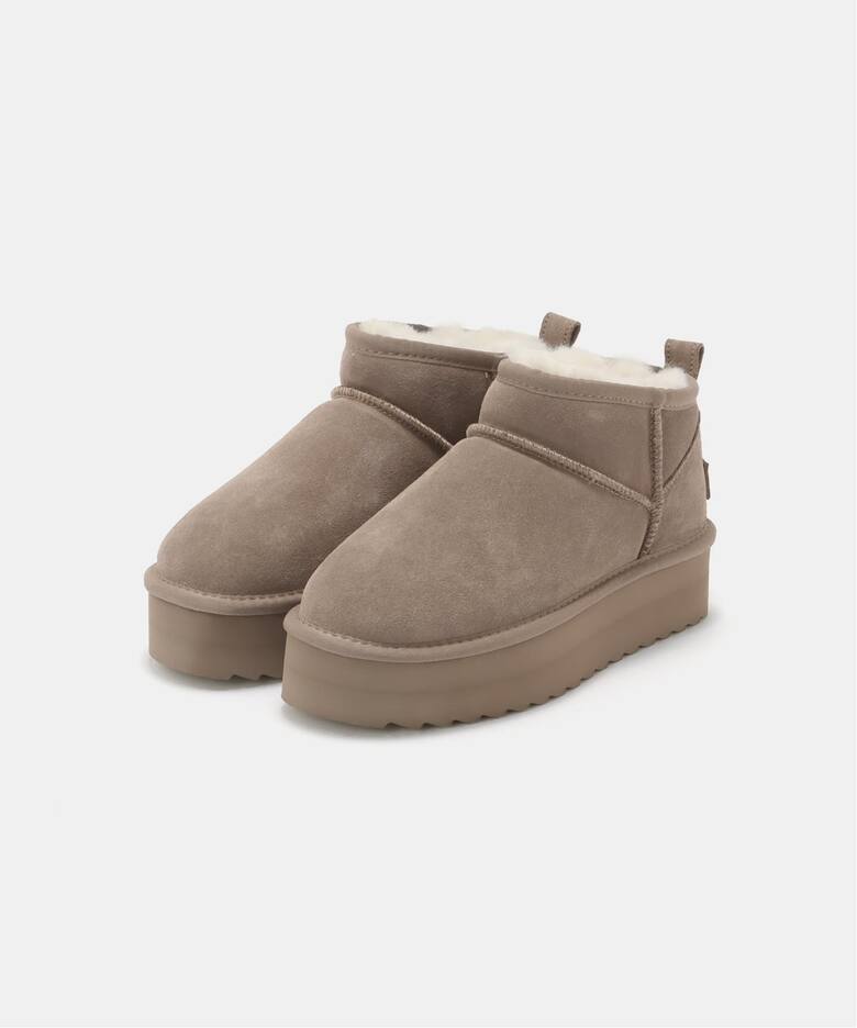 COLORS OF CALIFORNIA/カラーズオブカリフォルニア】 SUEDE MINI BOOTS 