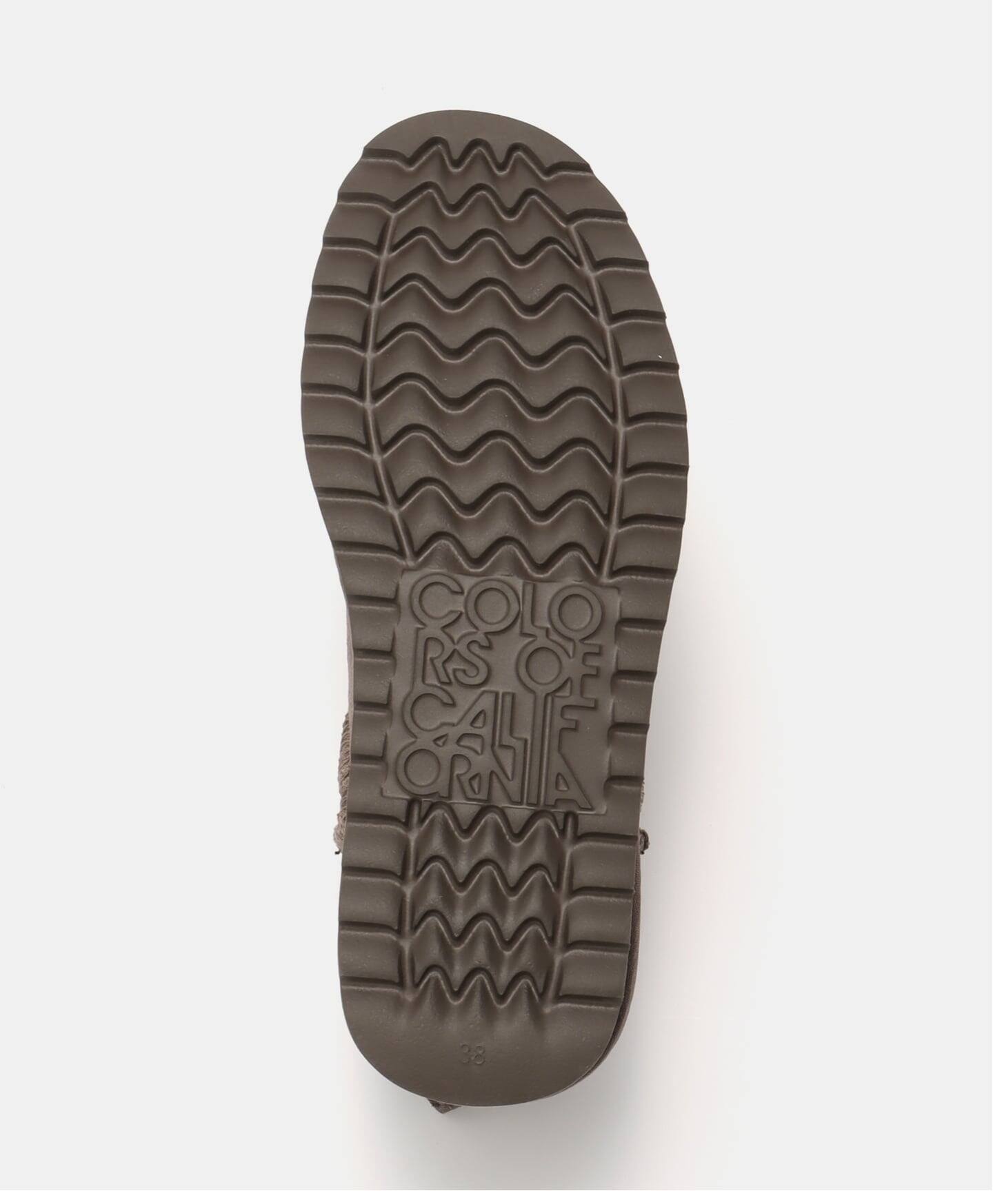 COLORS OF CALIFORNIA/カラーズオブカリフォルニア】 SUEDE MINI BOOTS