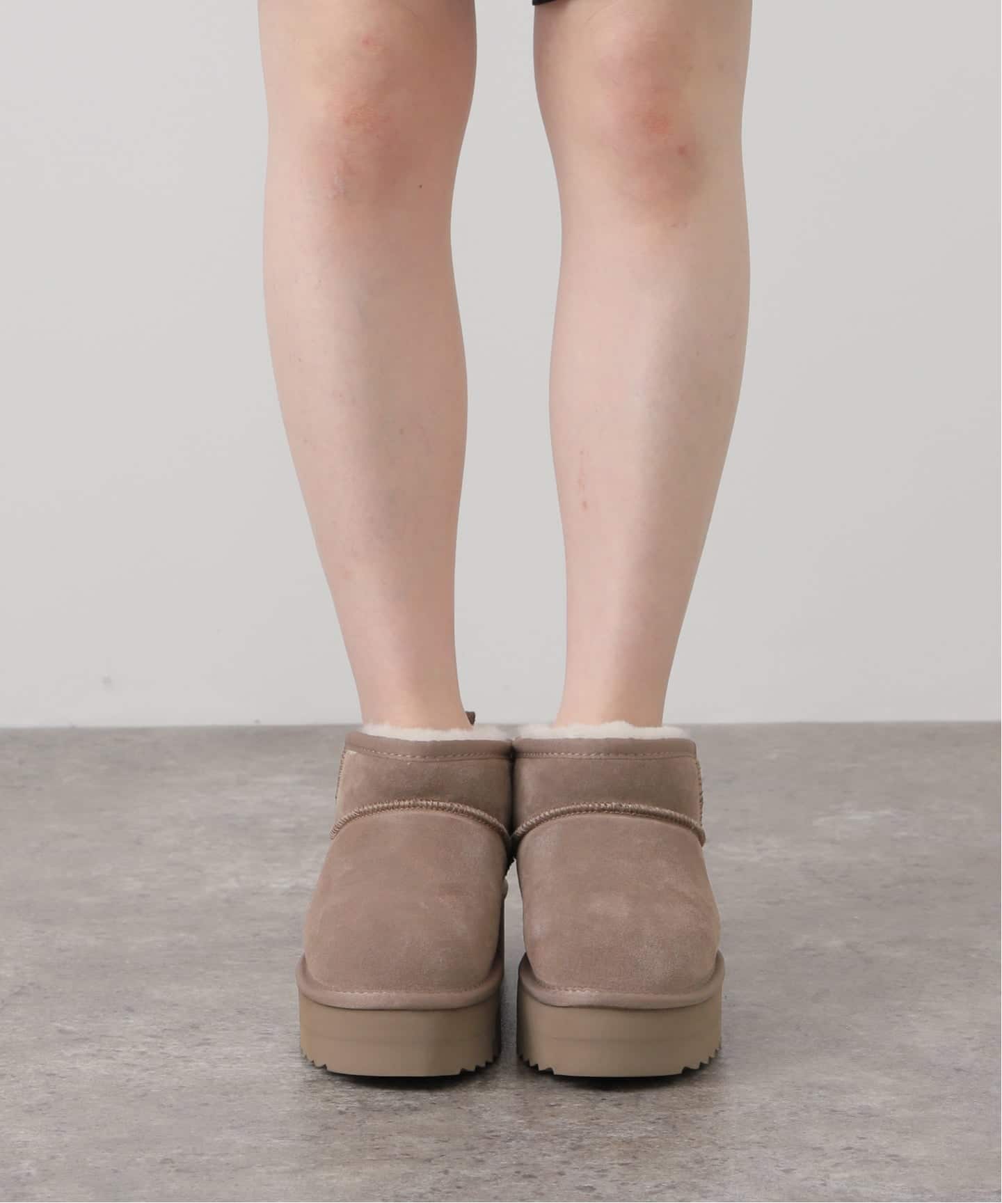 COLORS OF CALIFORNIA/カラーズオブカリフォルニア】 SUEDE MINI BOOTS