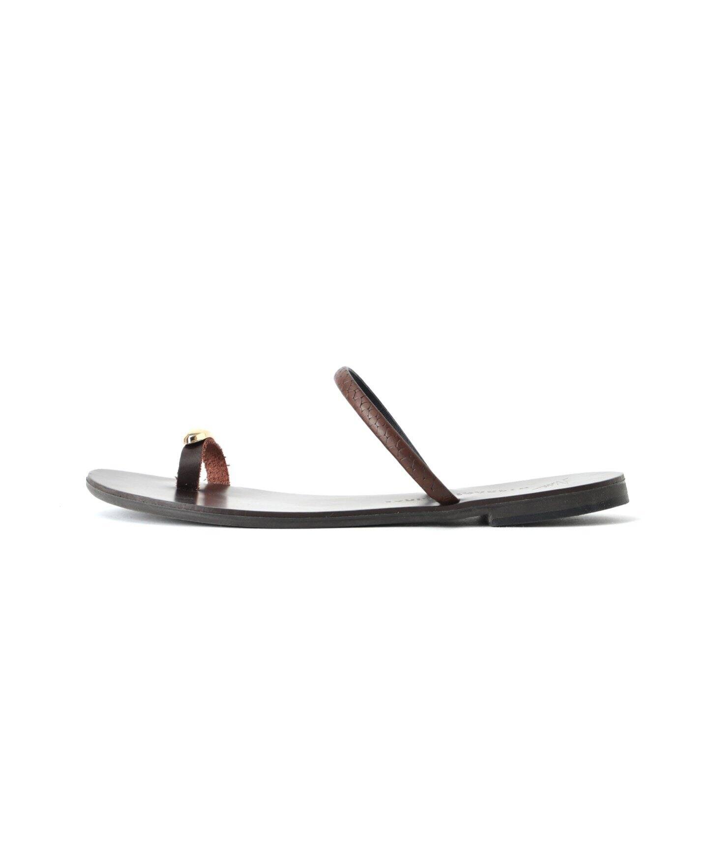 NICOLAS LAINAS/ニコラスライナス】BROWN SNAKE SANDAL