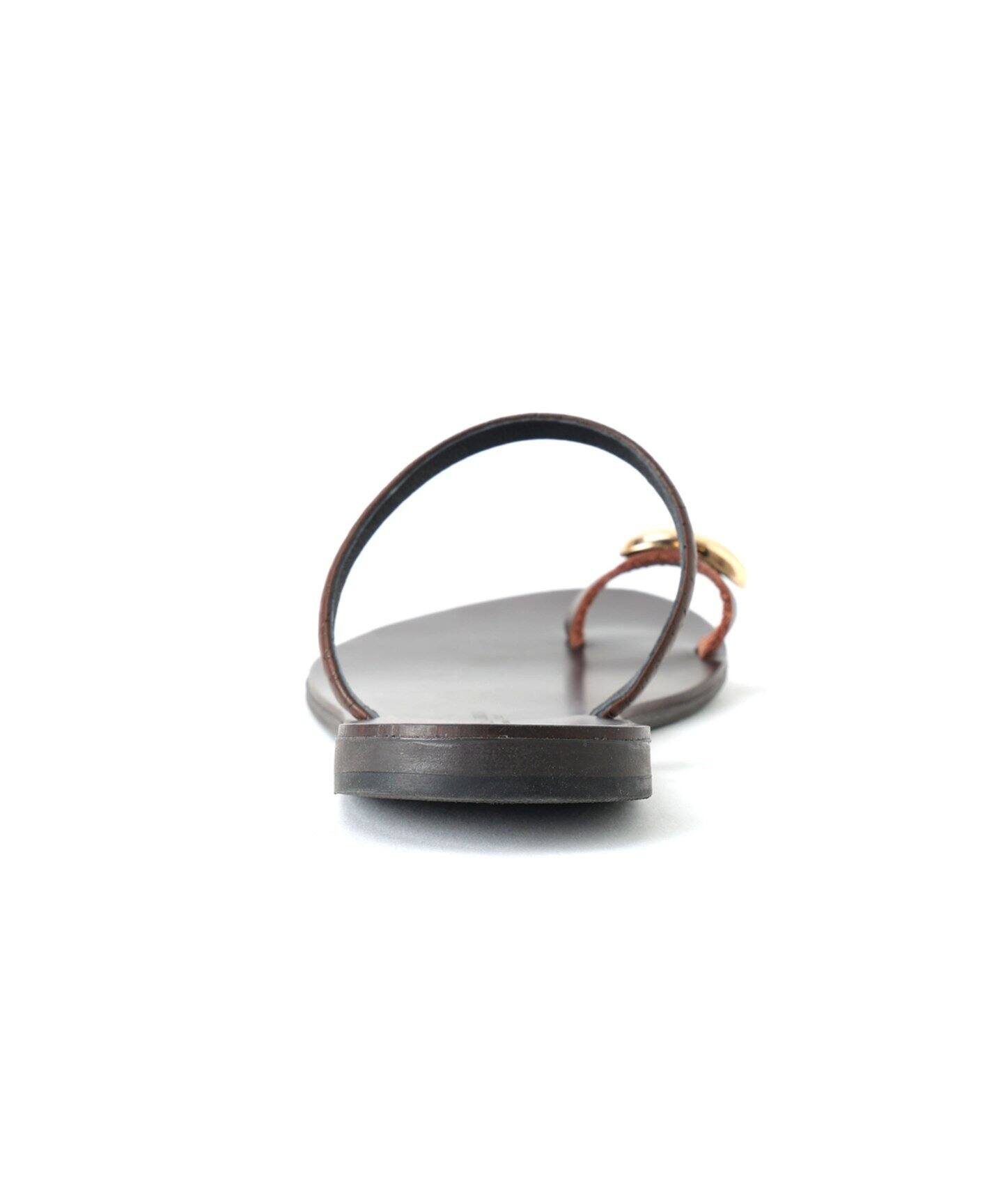 NICOLAS LAINAS/ニコラス ライナス ノーリーズ ブラウン 38 NICOLAS LAINAS/ニコラスライナス】BROWN SNAKE SANDAL